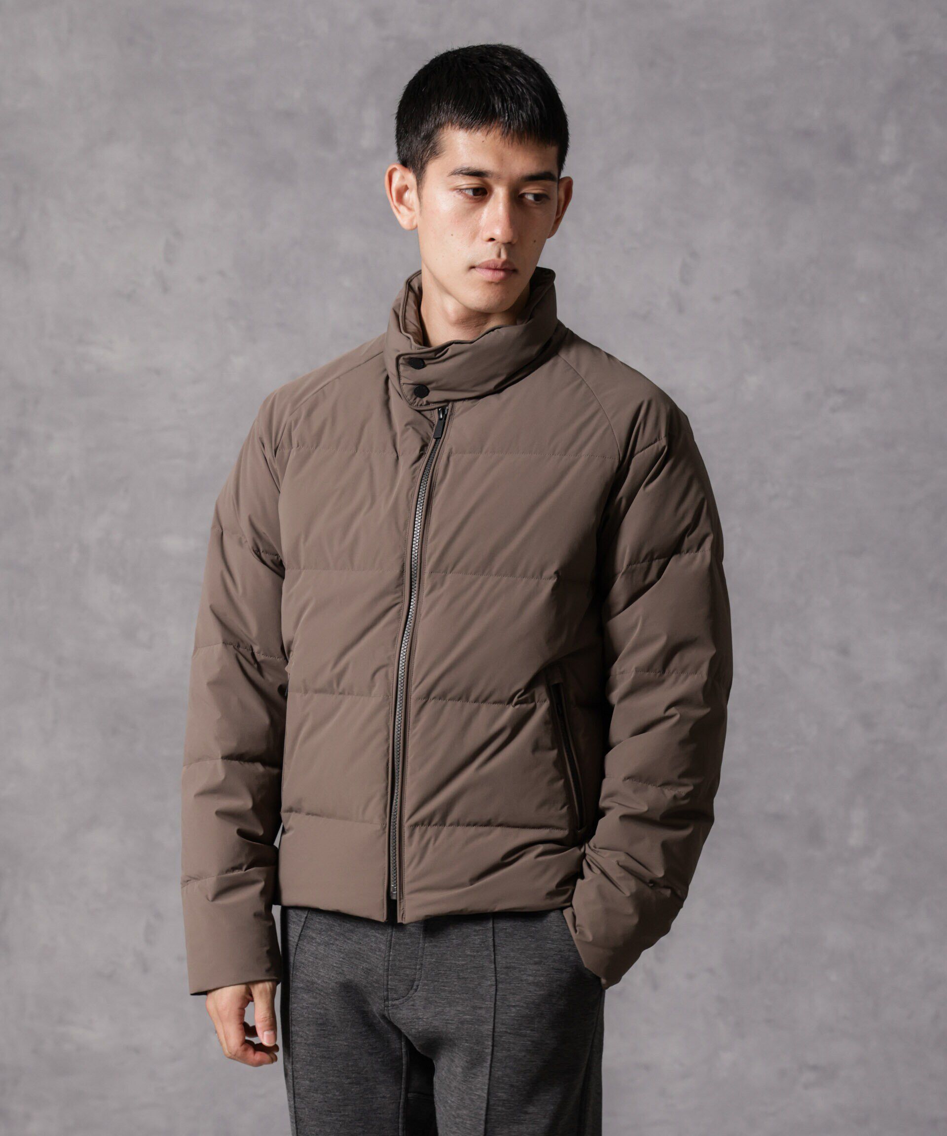 nano･universe「「西川ダウン(R)」スポーティースタンドダウン」|ダウン|