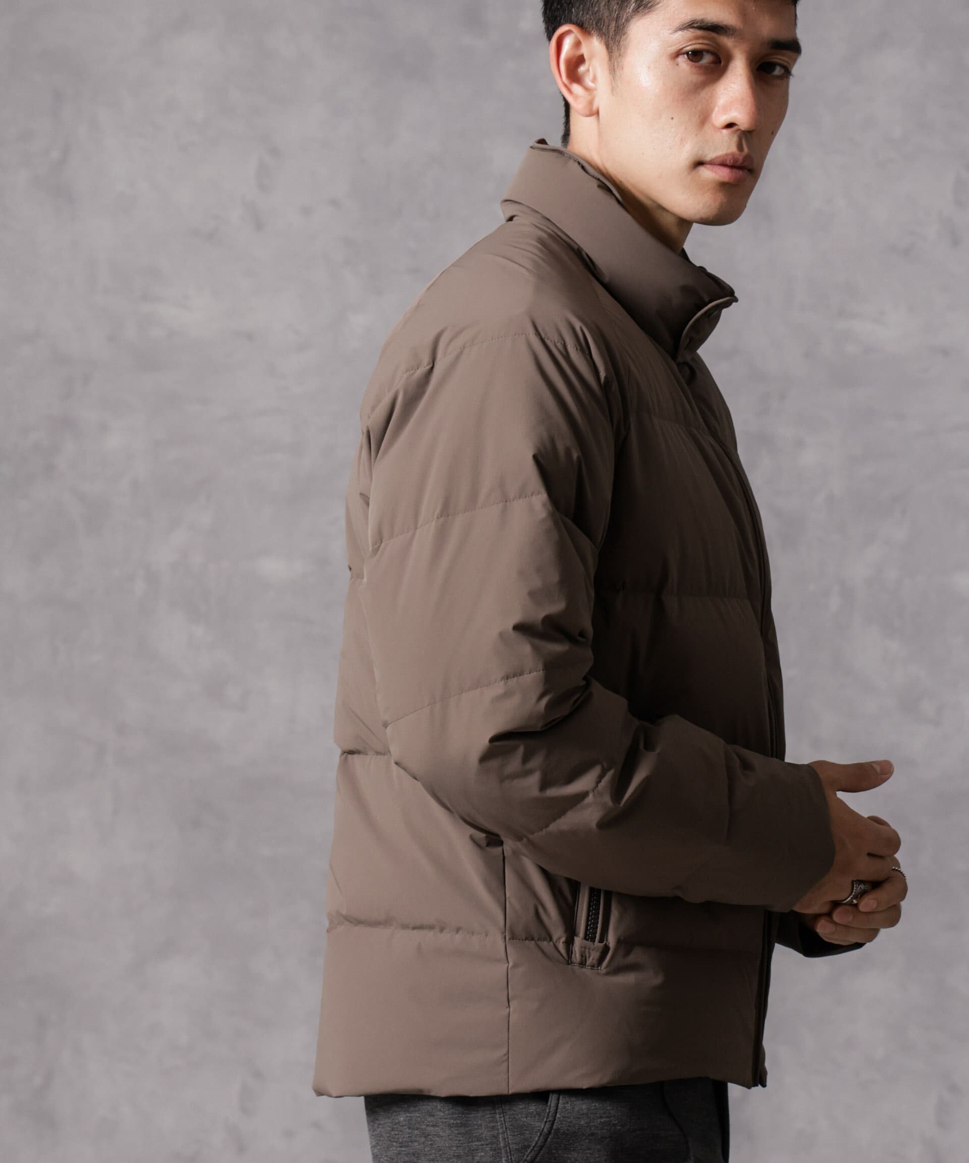 nano･universe「「西川ダウン(R)」スポーティースタンドダウン」|ダウン|