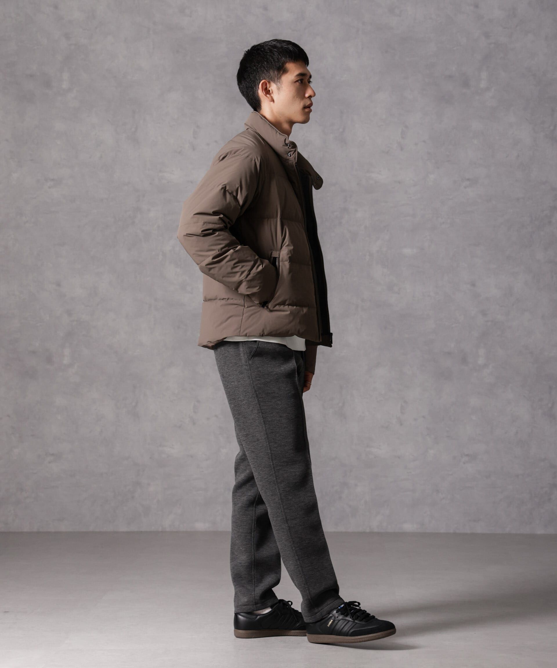 nano･universe「「西川ダウン(R)」スポーティースタンドダウン」|ダウン|