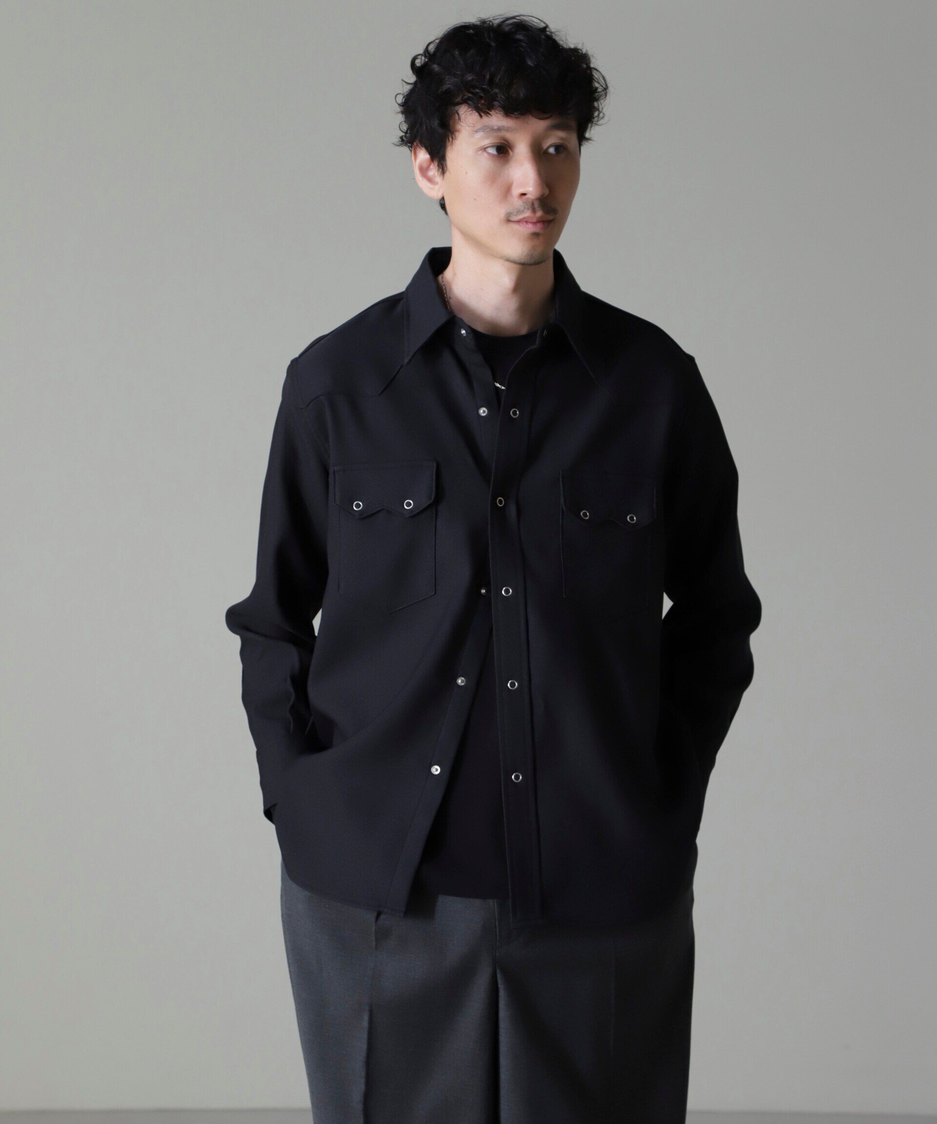nano･universe「Wrangler/別注 Western Shirt」|シャツ・ブラウス|