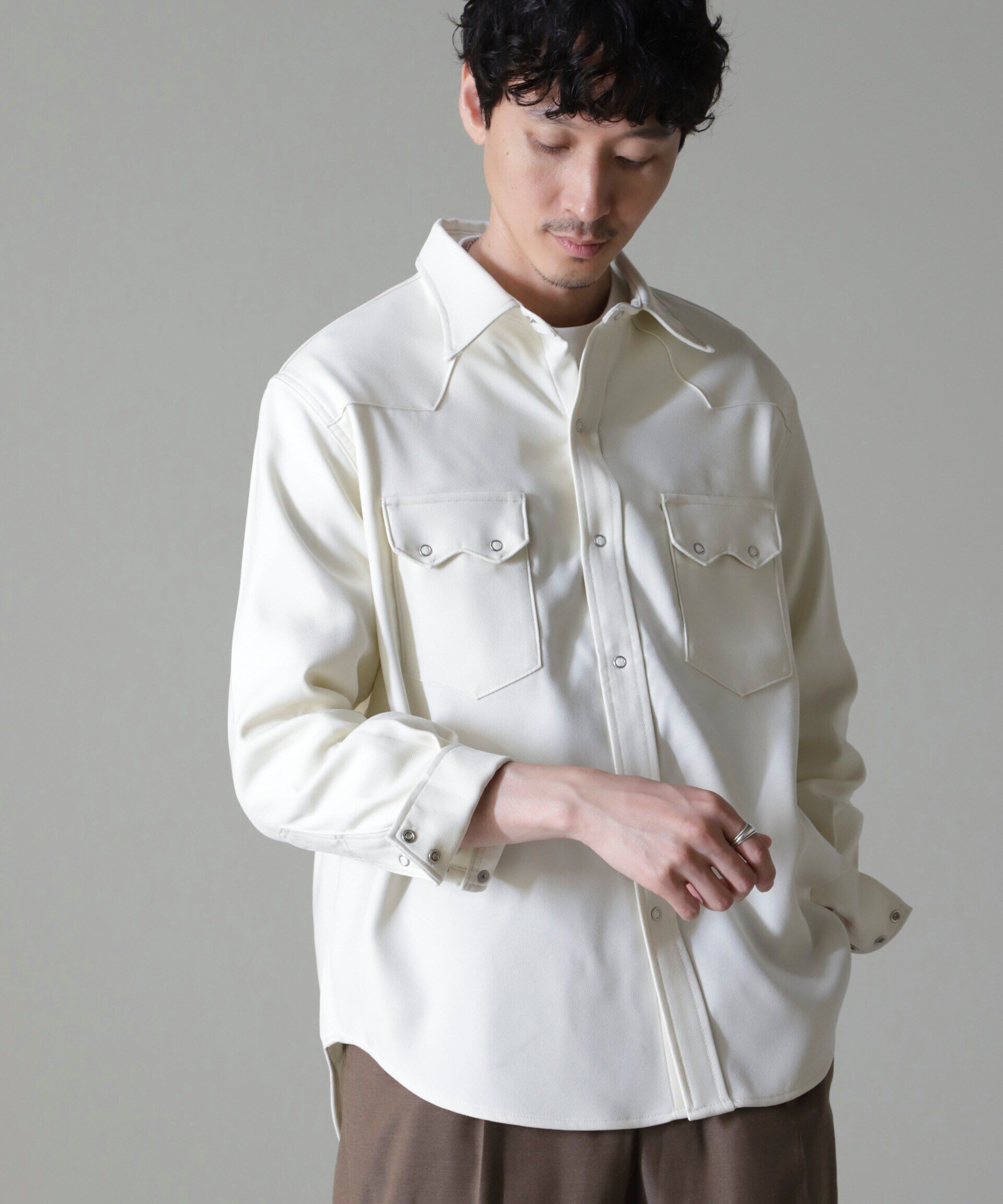 nano･universe「Wrangler/別注 Western Shirt」|シャツ・ブラウス|