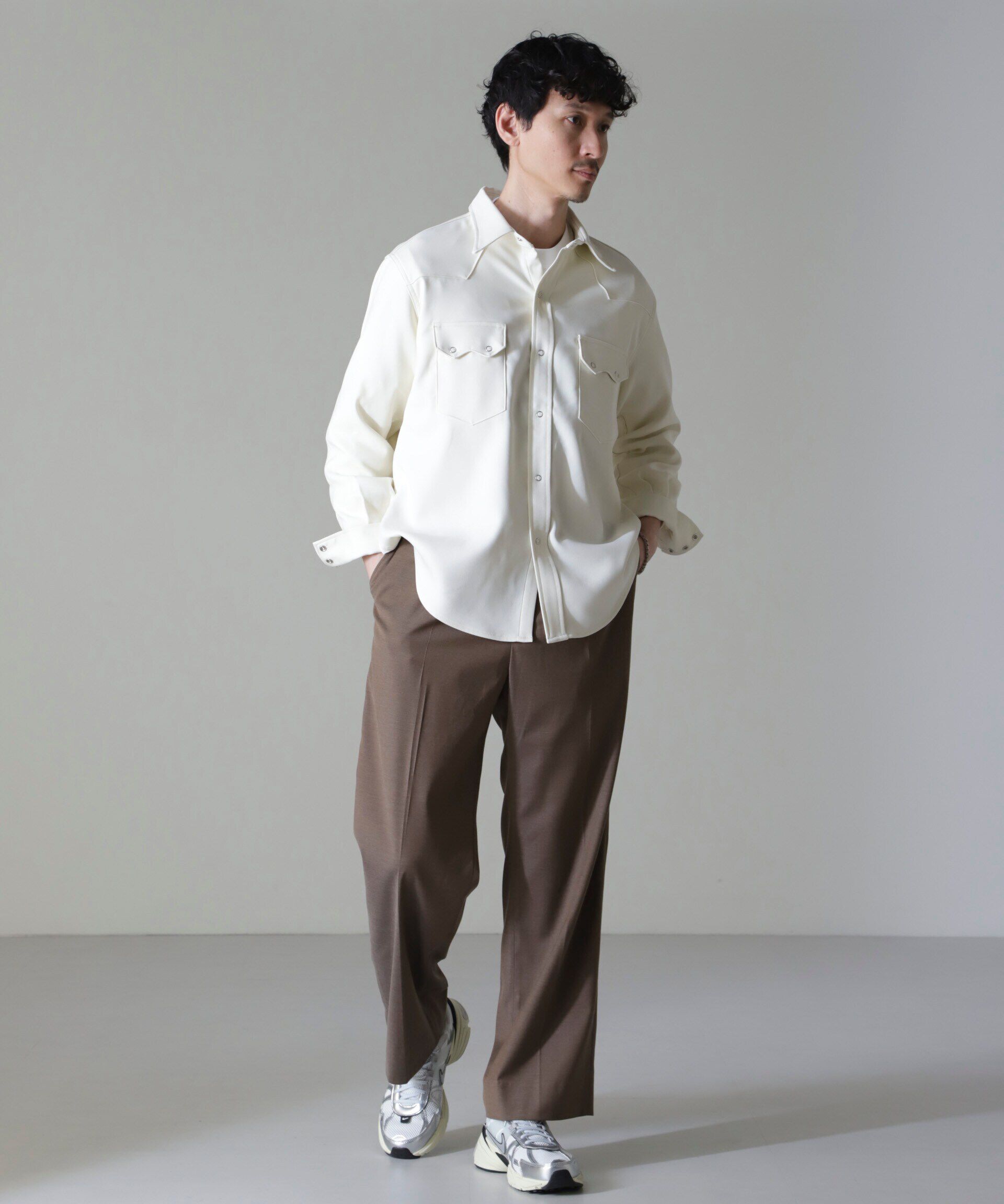 nano･universe「Wrangler/別注 Western Shirt」|シャツ・ブラウス|