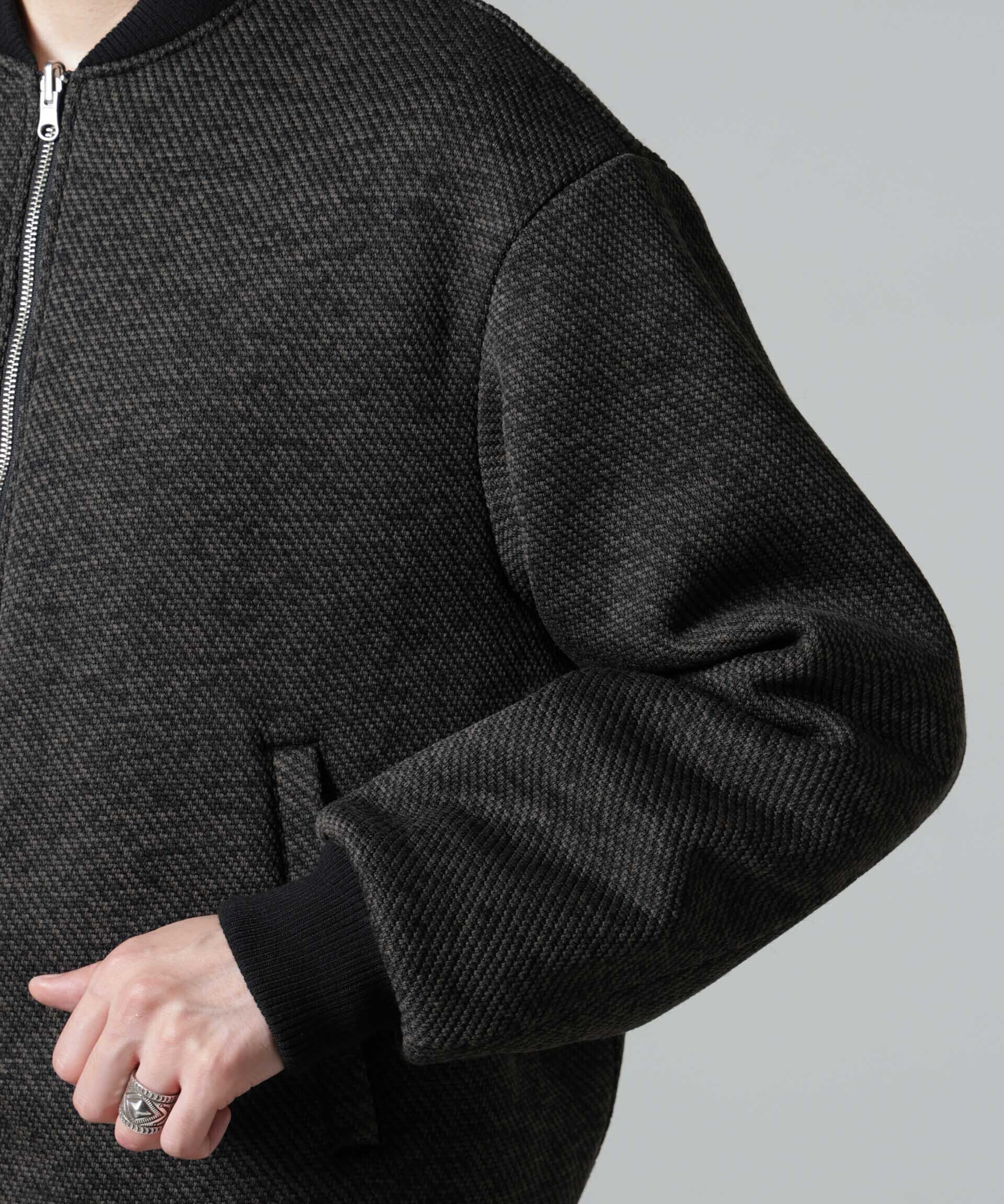 nano･universe「ニットフリースZIPブルゾン(セットアップ可)」|ブルゾン・スタジャン|