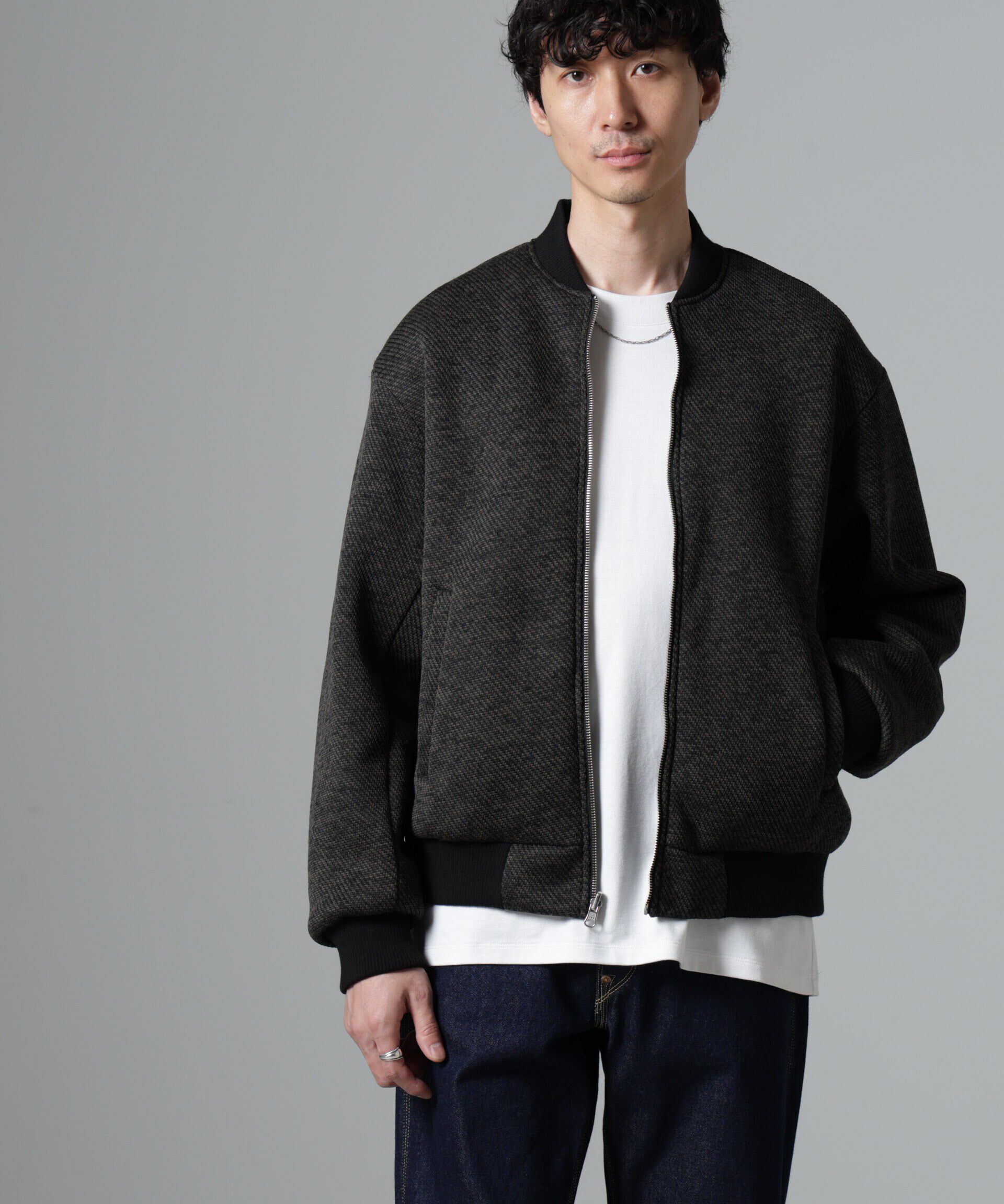 nano･universe「ニットフリースZIPブルゾン(セットアップ可)」|ブルゾン・スタジャン|