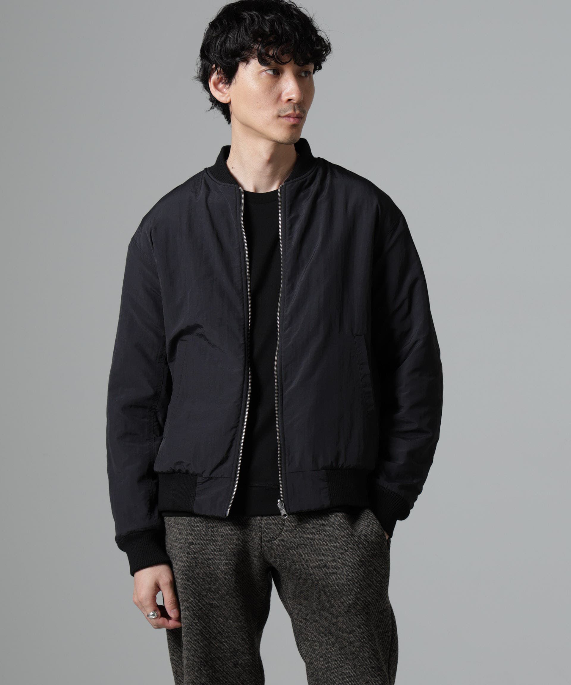 nano･universe「ニットフリースZIPブルゾン(セットアップ可)」|ブルゾン・スタジャン|