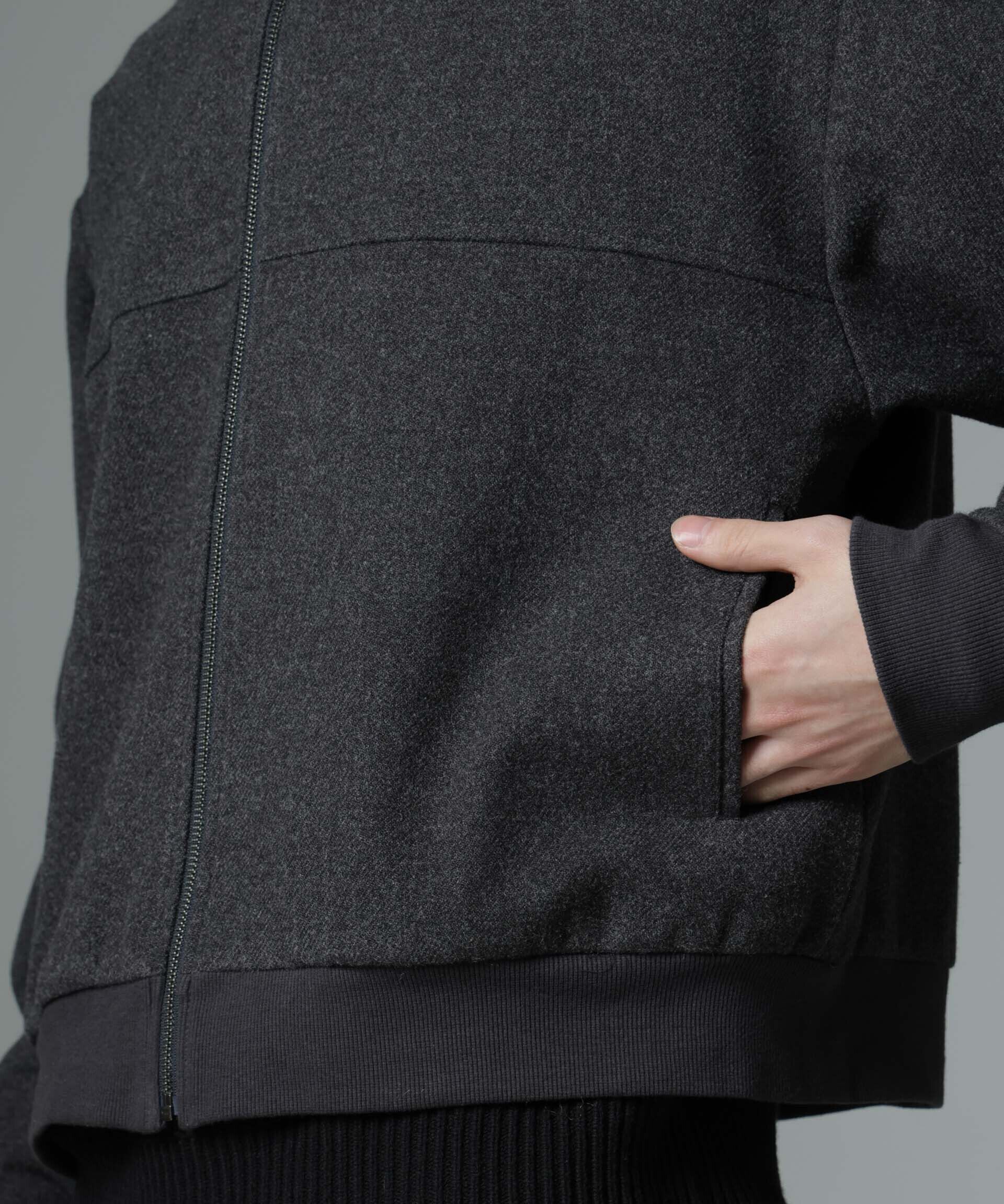 nano･universe「「NJ/CLUB」 メルトンカルゼブルゾン」|ブルゾン・スタジャン|