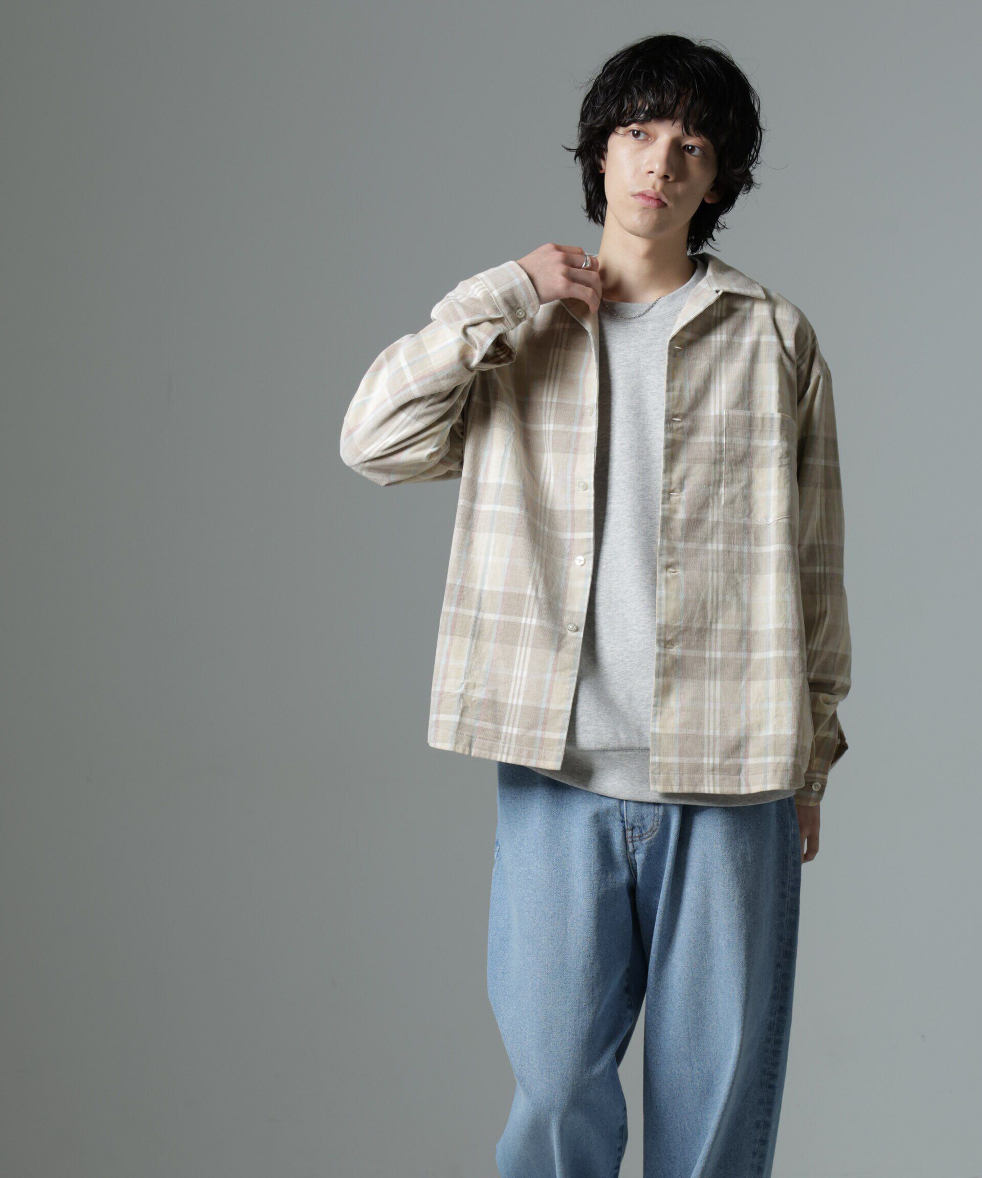nano･universe「チェックシャツコール」|シャツ・ブラウス|