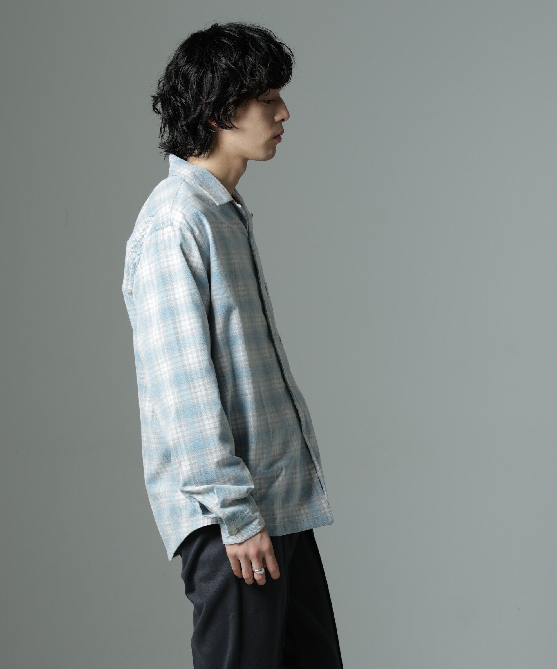 nano･universe「チェックシャツコール」|シャツ・ブラウス|