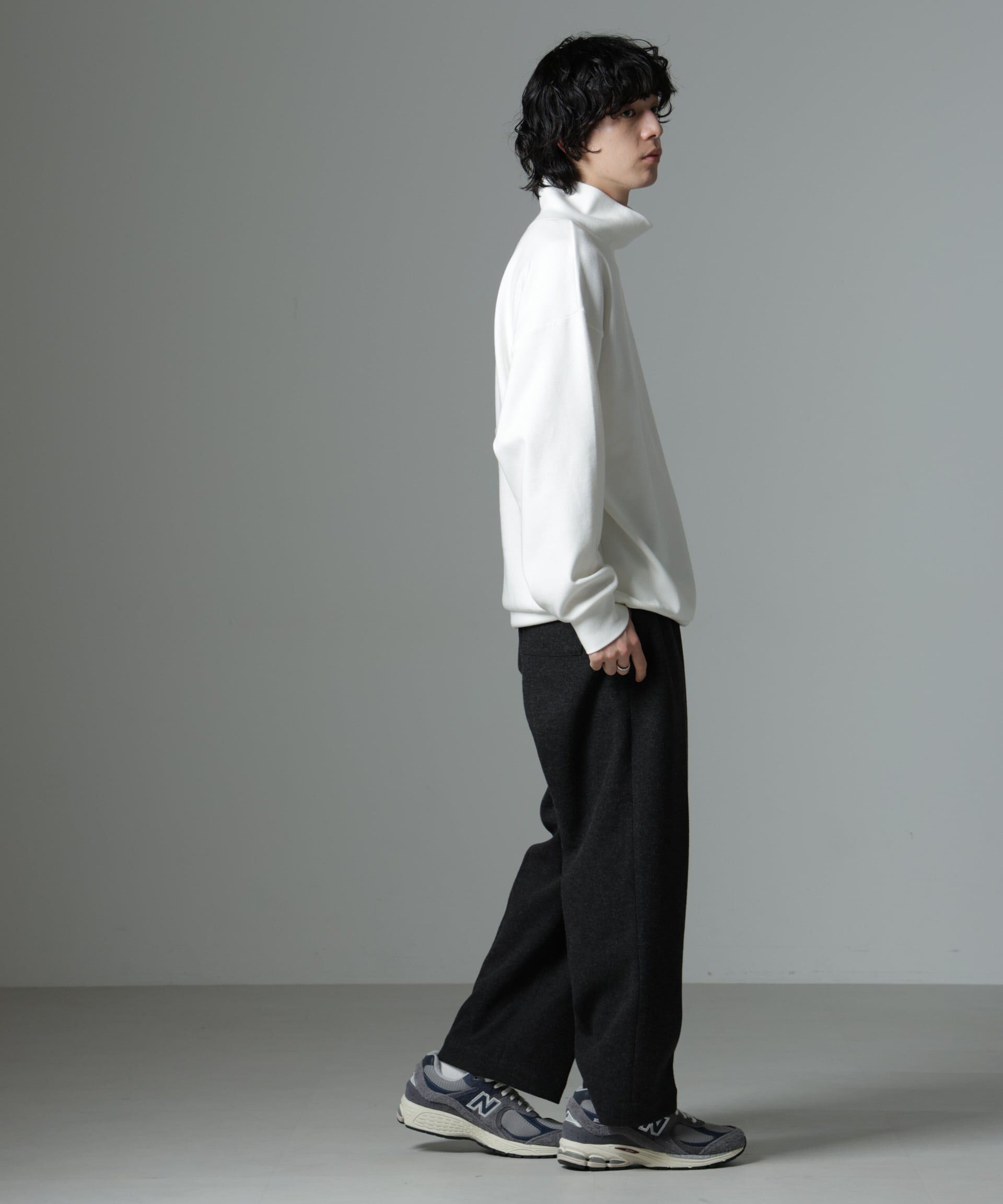 nano･universe「ジャガードポンチタートルプルオーバー」|Tシャツ・カットソー|