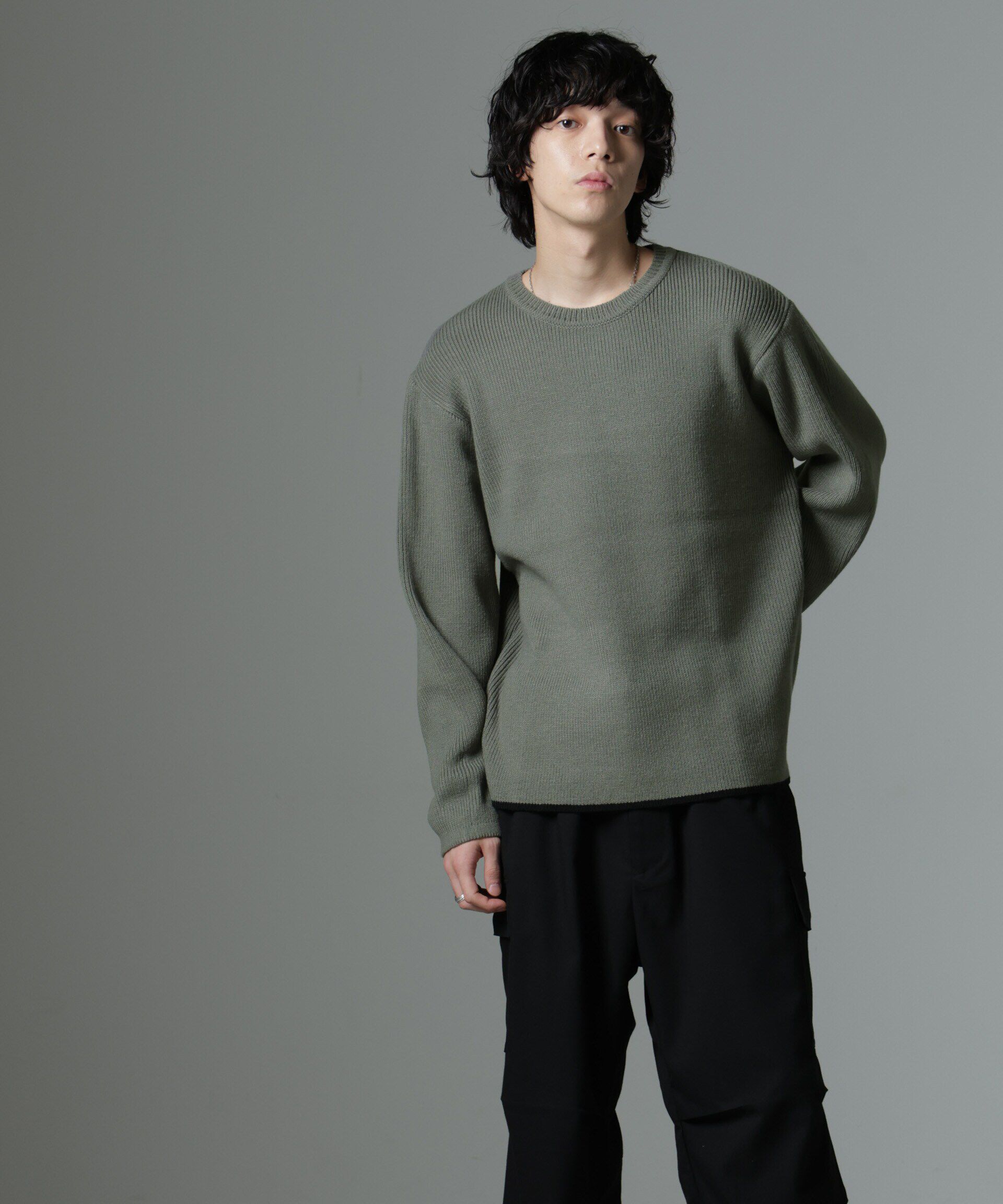 nano･universe「総針ニット」|ニット・セーター|