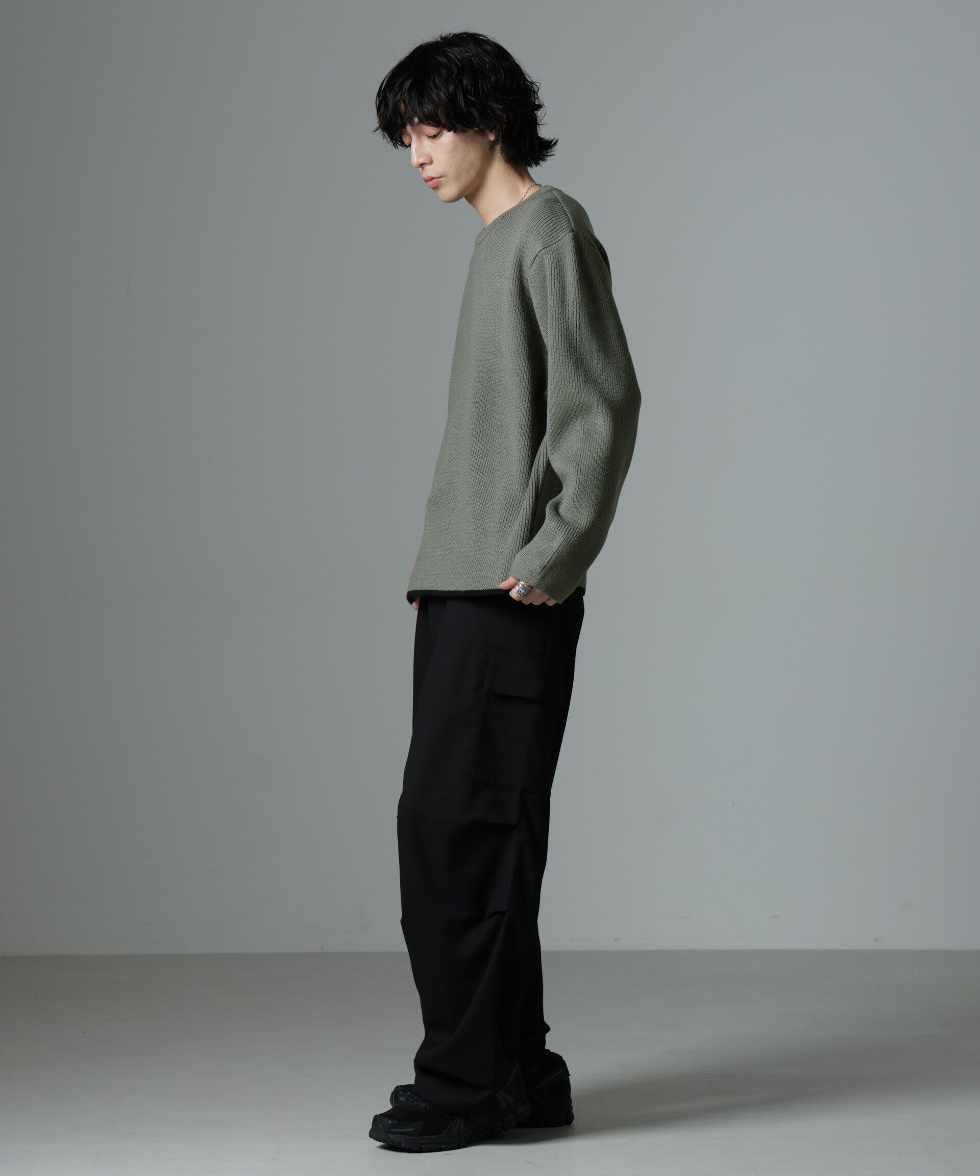 nano･universe「総針ニット」|ニット・セーター|