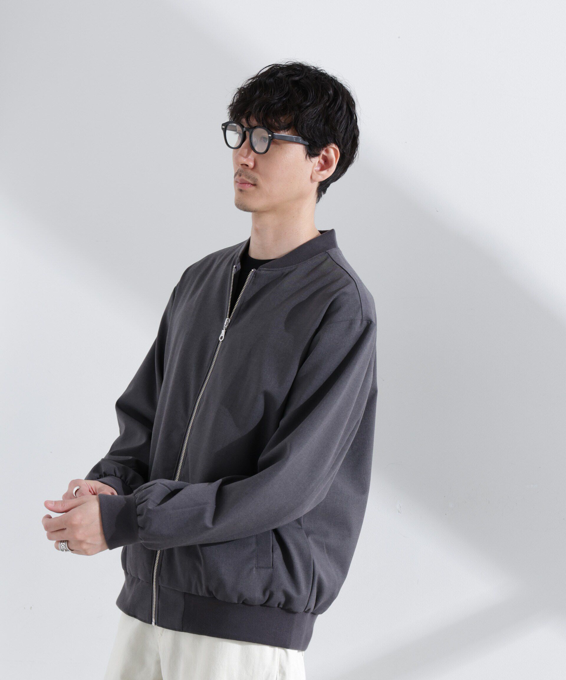 nano･universe「TRインタックMA-1」|ブルゾン・スタジャン|