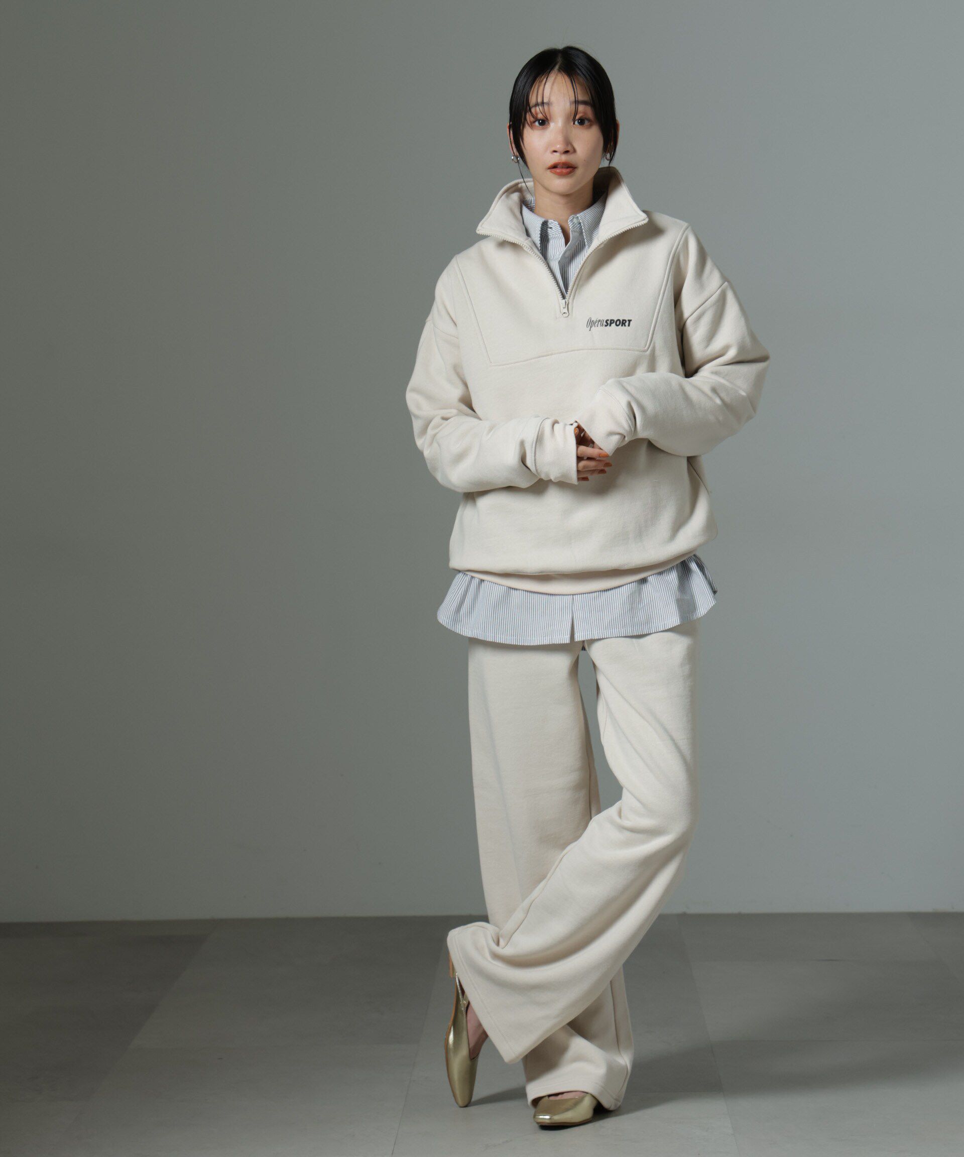 nano･universe「OperaSPORT/MARLEY UNISEX HALFZIP」|Tシャツ・カットソー|