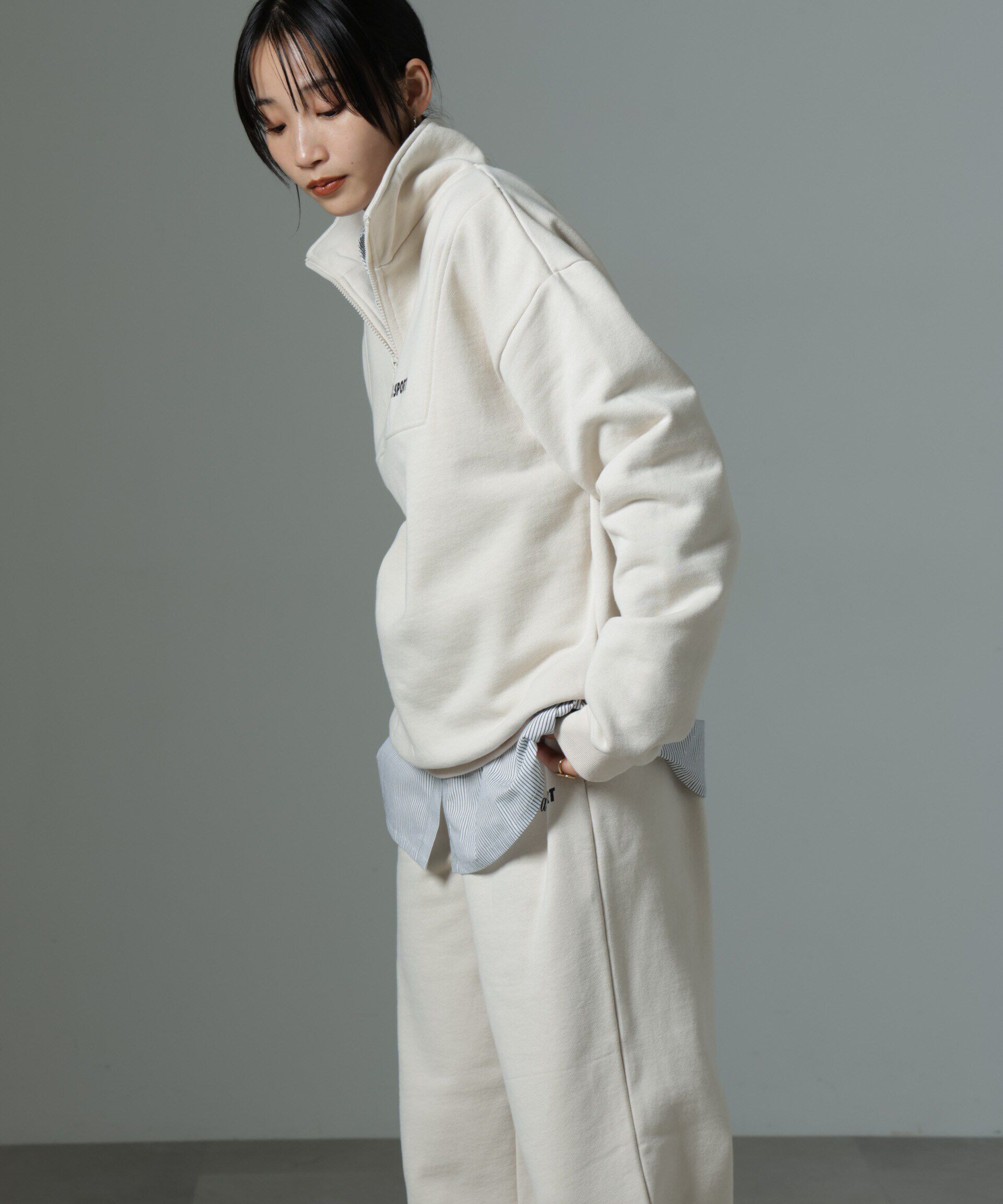 nano･universe「OperaSPORT/MARLEY UNISEX HALFZIP」|Tシャツ・カットソー|