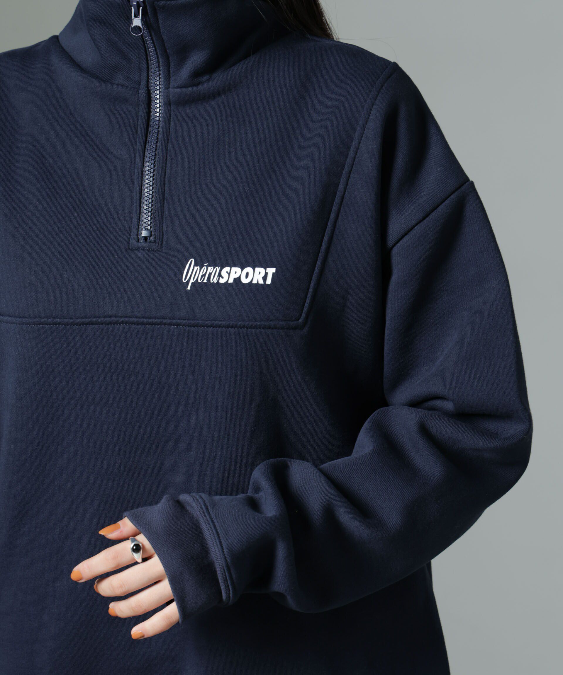 nano･universe「OperaSPORT/MARLEY UNISEX HALFZIP」|Tシャツ・カットソー|