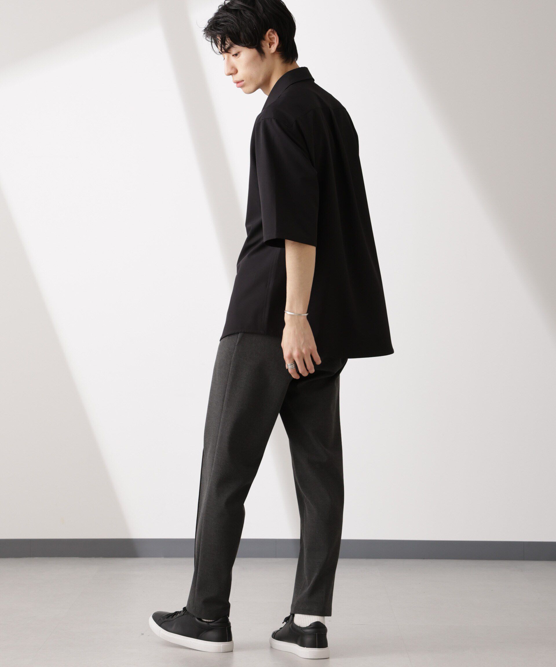 nano･universe「ライトウェイトストレッチ シャツ半袖」|シャツ・ブラウス|