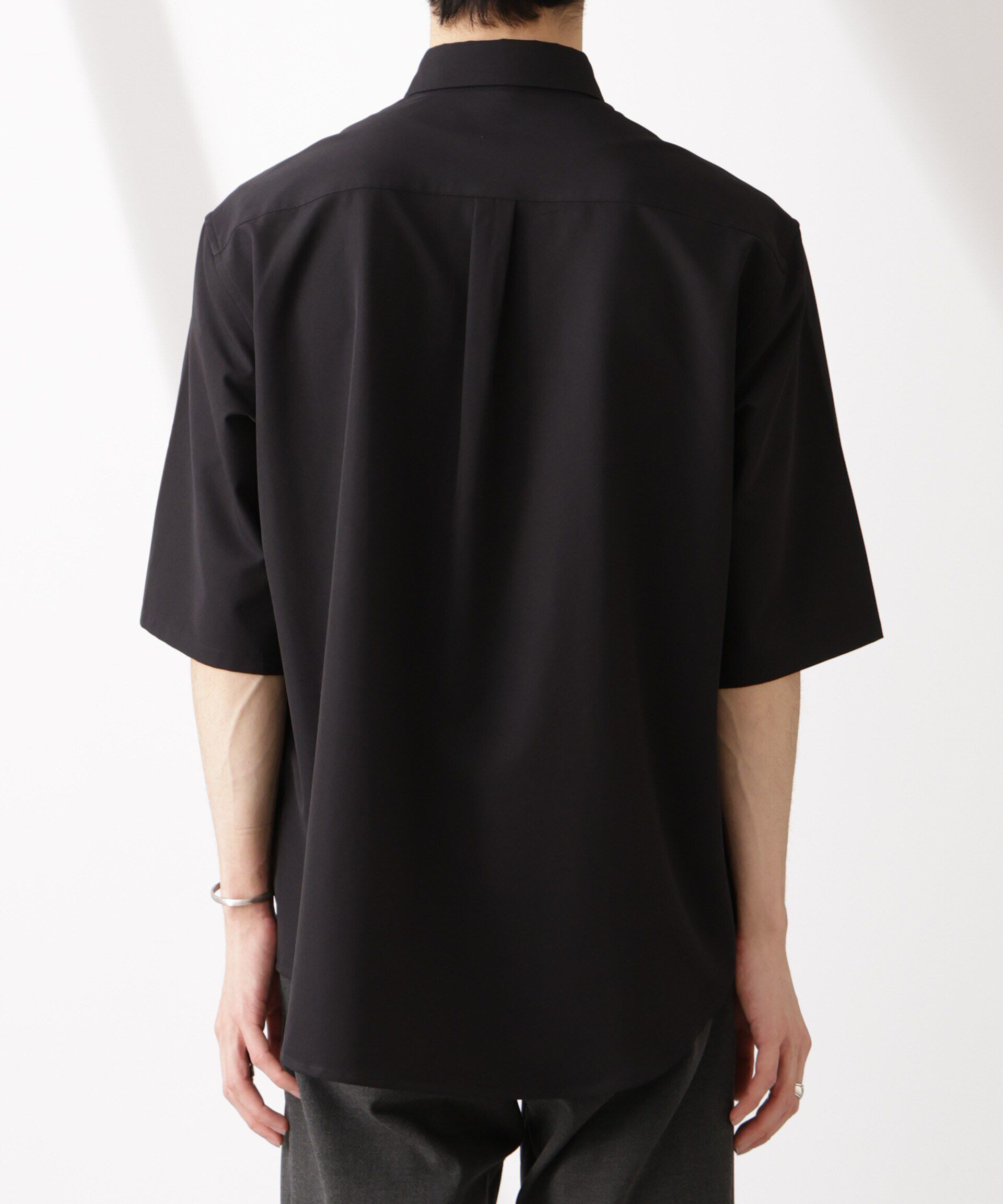 nano･universe「ライトウェイトストレッチ シャツ半袖」|シャツ・ブラウス|