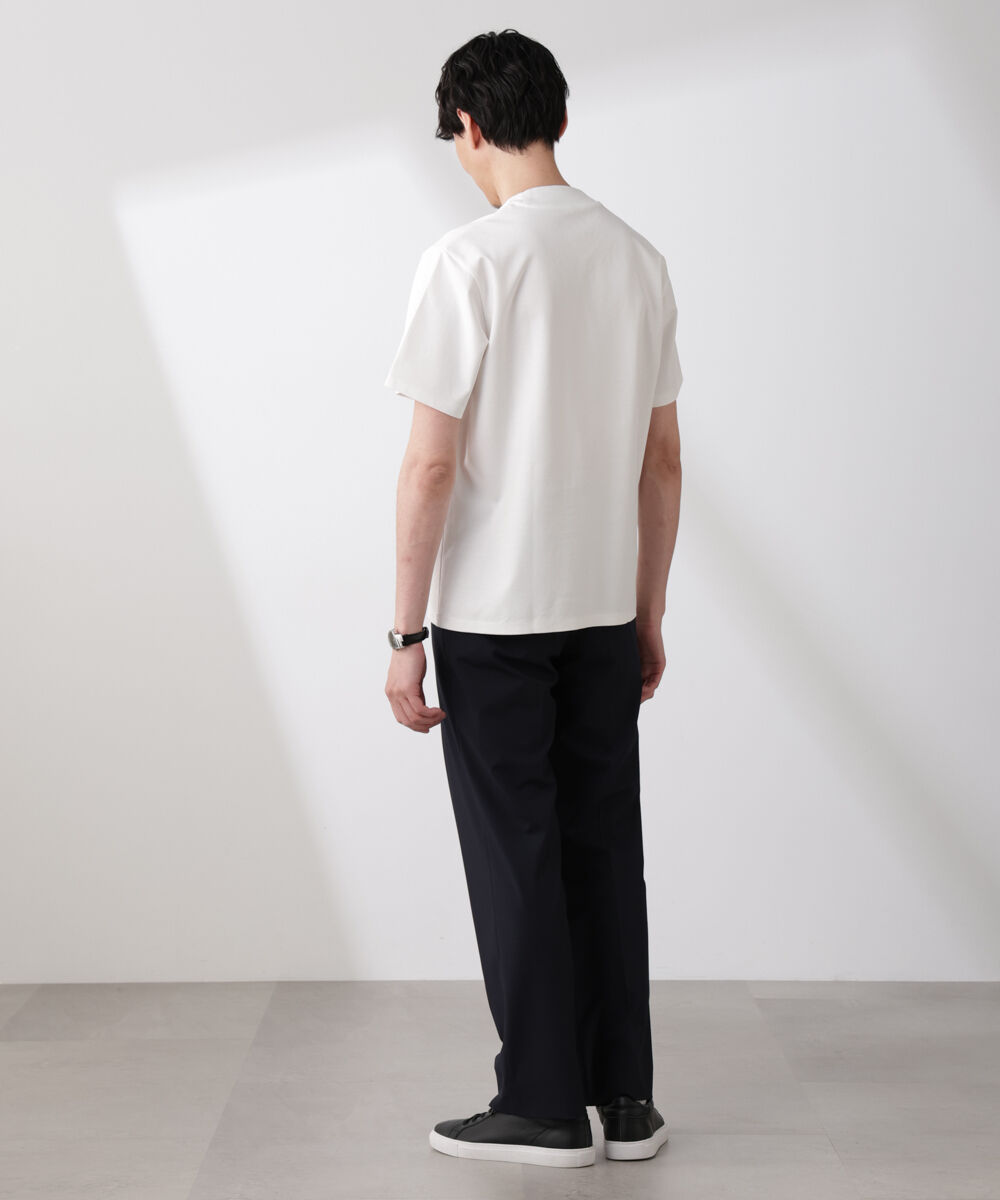 nano･universe「ジャケT(R)プレミアム Vネック 半袖」|Tシャツ・カットソー|