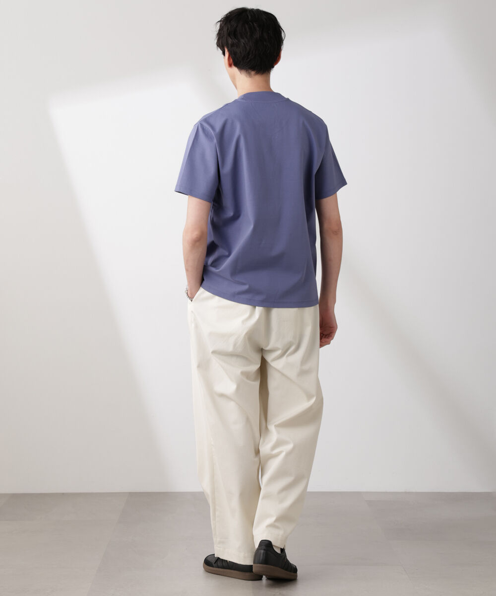 nano･universe「ジャケT(R)プレミアム Vネック 半袖」|Tシャツ・カットソー|