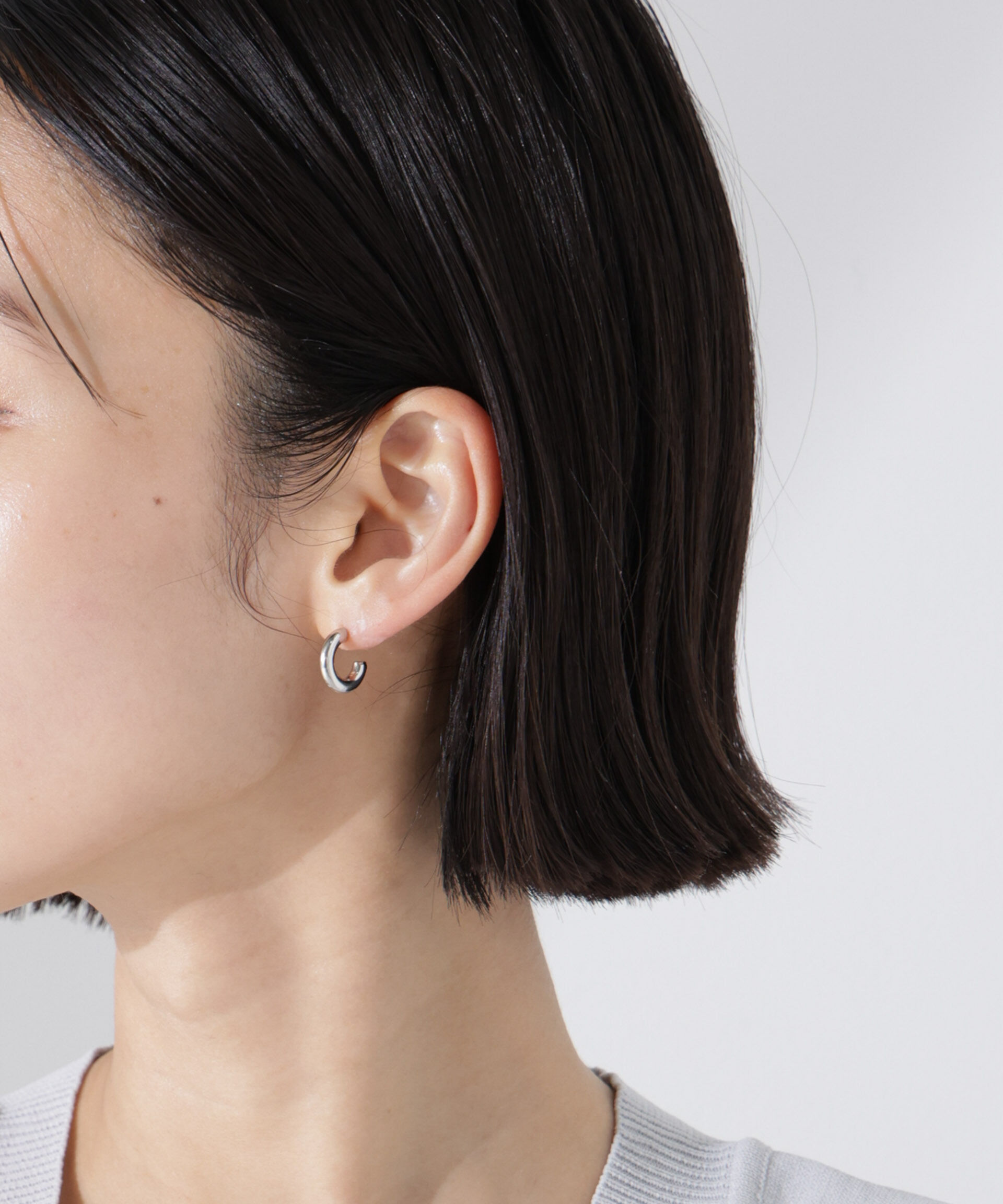 nano･universe「パールキャッチ2wayピアス」|ピアス|シルバー