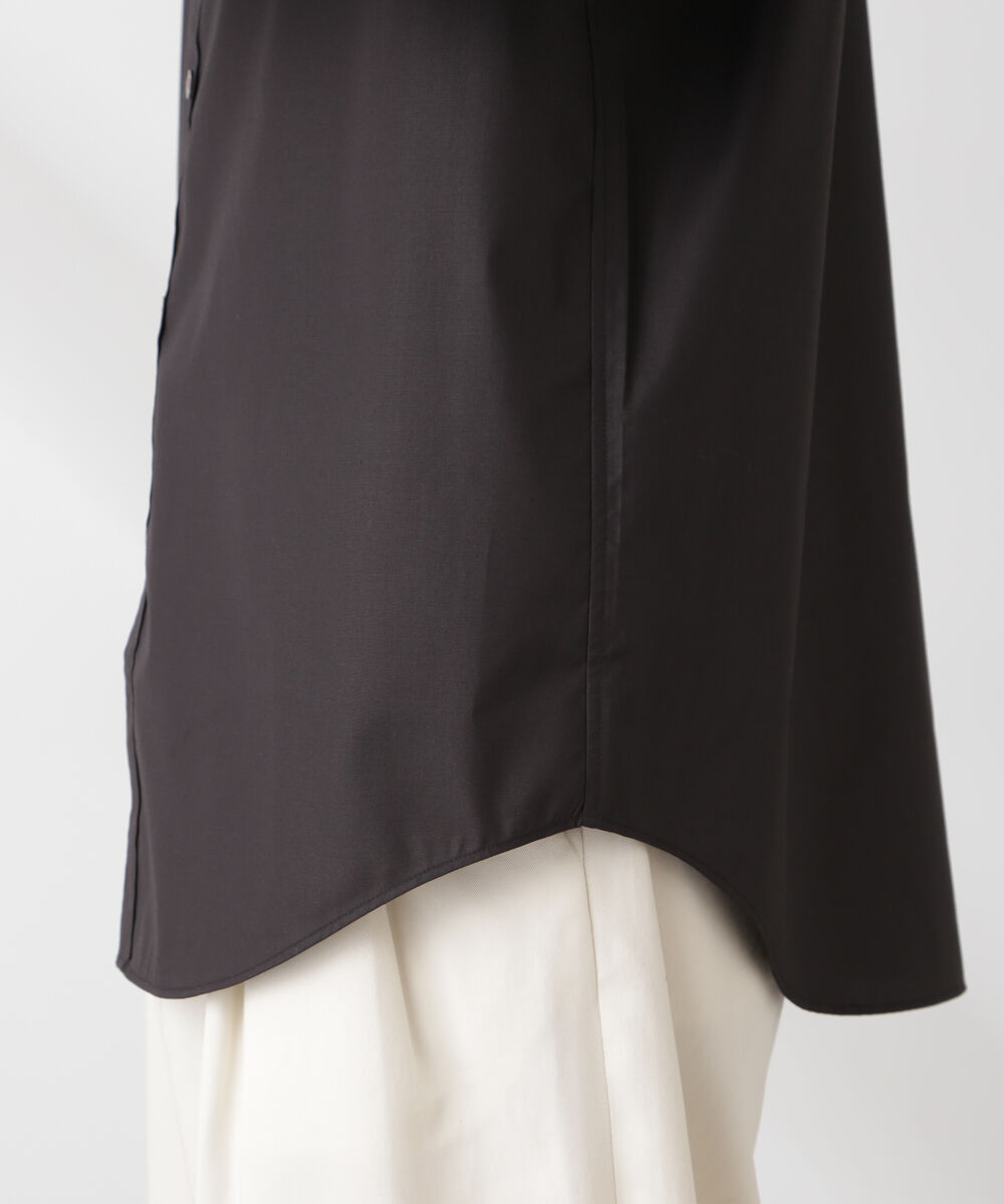 nano･universe「ESTENEIGE(R) レギュラーカラーシャツ 長袖/接触冷感」|シャツ・ブラウス|