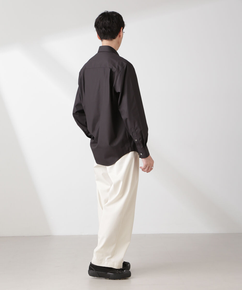 nano･universe「ESTENEIGE(R) レギュラーカラーシャツ 長袖/接触冷感」|シャツ・ブラウス|