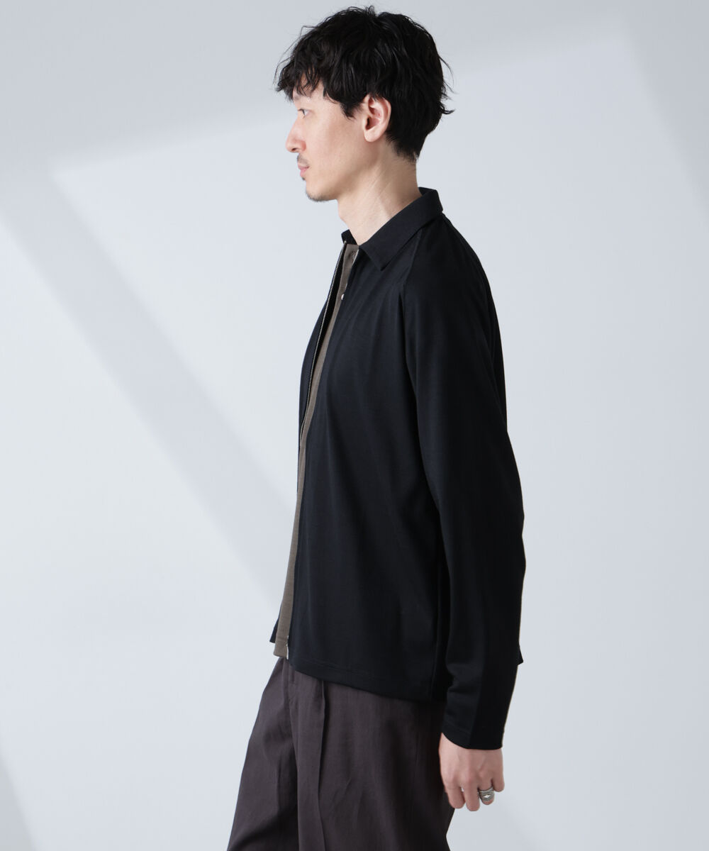 nano･universe「「ALL-DAYS COMFORT 100% WOOL」 ZIPプルオーバー」|Tシャツ・カットソー|