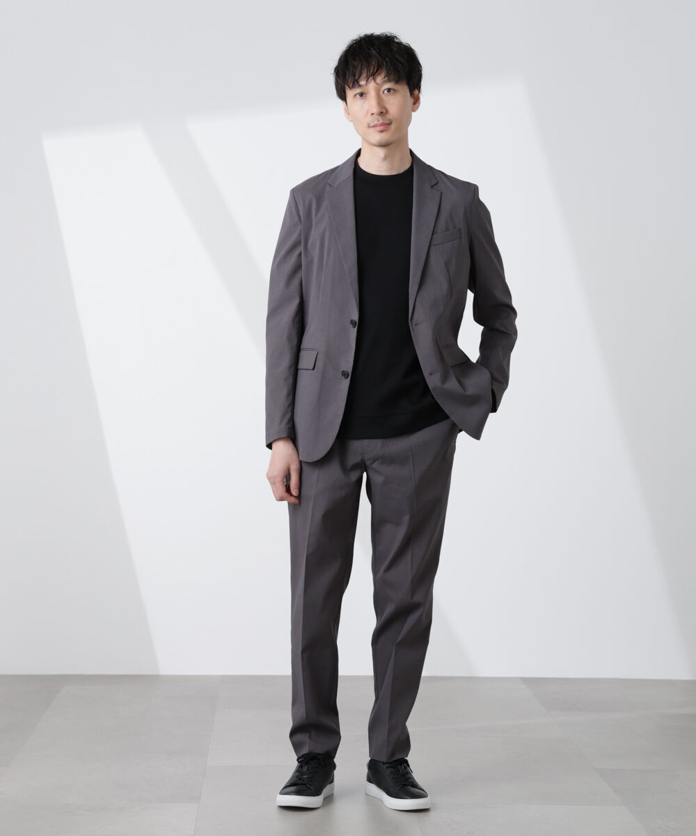 nano･universe「｢Damerino｣TEXBRID(R)&times;ECOBLUEトロストレッチセットアップ」|スーツ|グレー