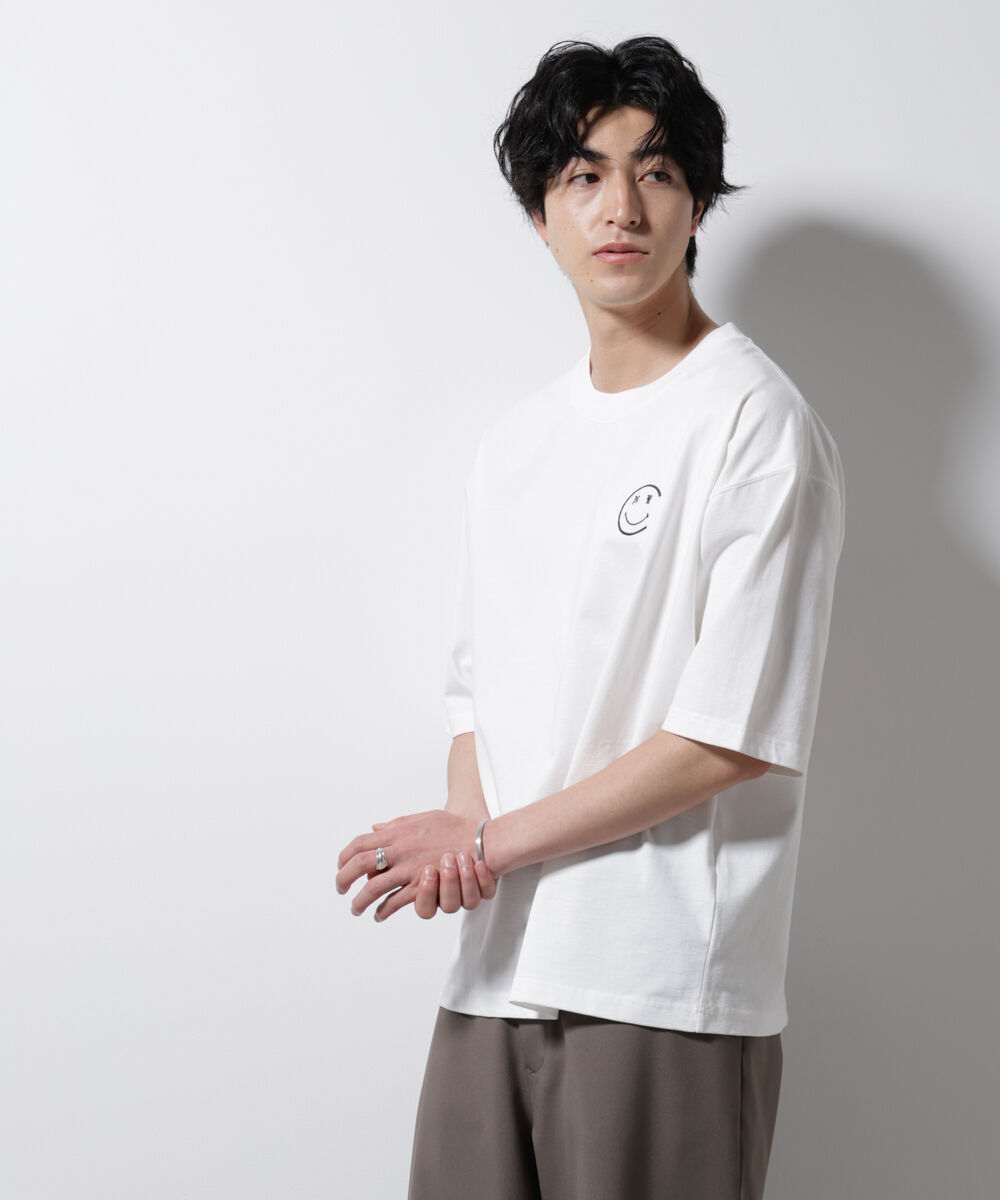 nano･universe「「MOFFISIE」2.0オリジナルプリント Tシャツ 半袖」|Tシャツ・カットソー|