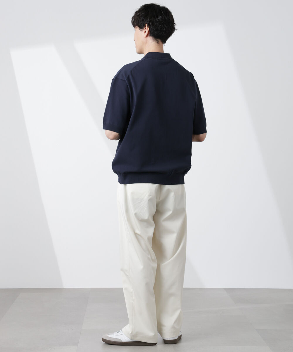  「コットン/ソロナ プレーティング 半袖ニットポロシャツ」|Tシャツ・カットソー|
