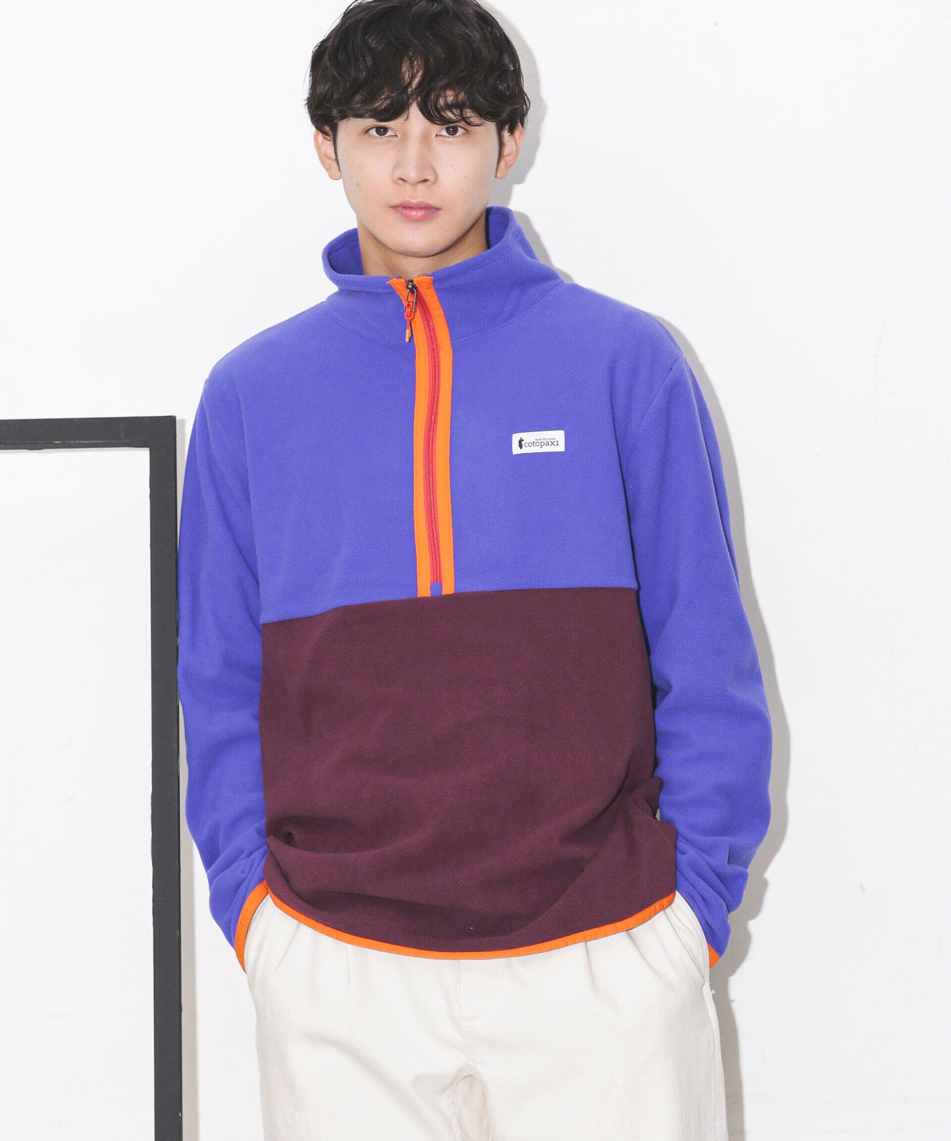 nano･universe「Cotopaxi/AMADO FLEECE PULLOVER」|Tシャツ・カットソー|パープル