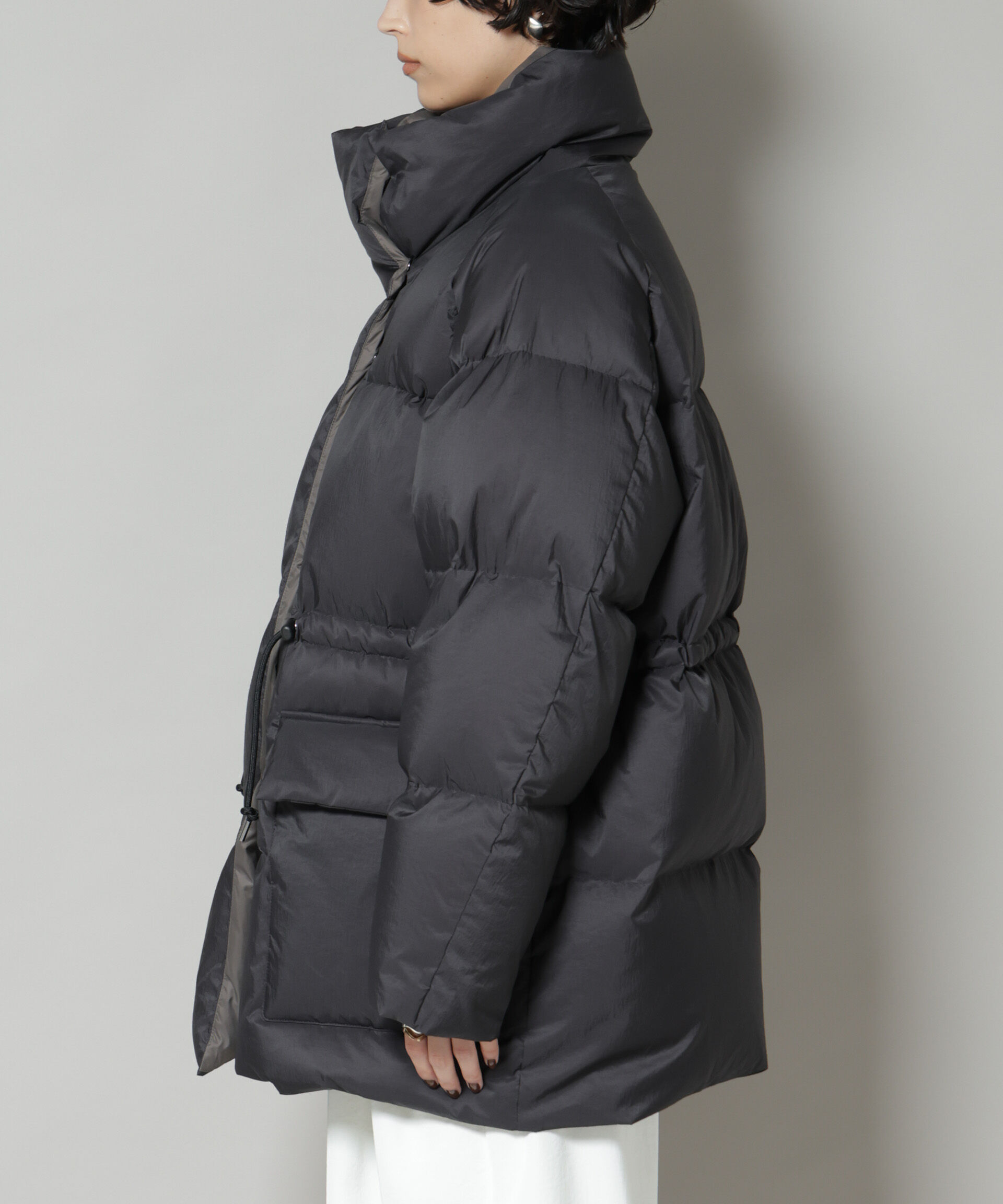 nano･universe「「西川ダウン(R)」バイカラーボリュームダウン」|ダウン|