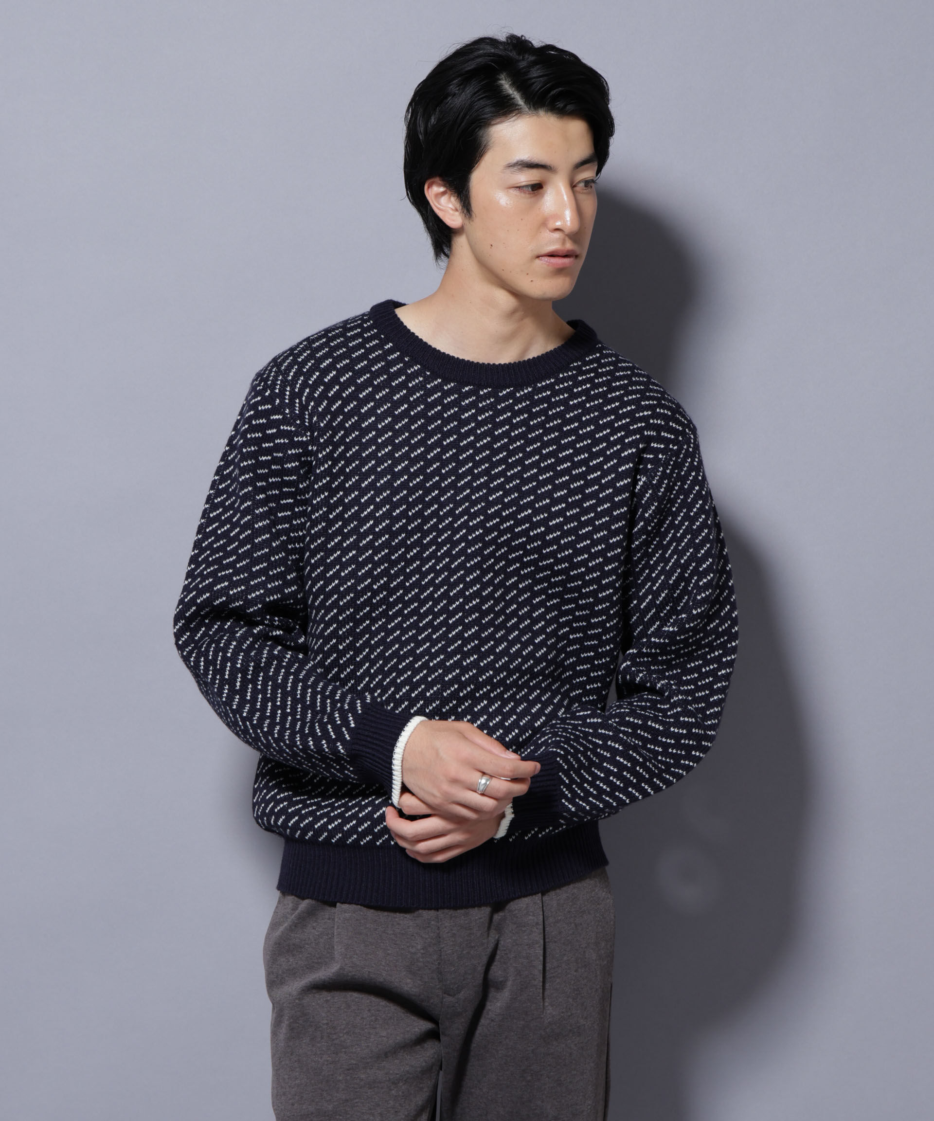 nano･universe「バーズアイニット」|ニット・セーター|