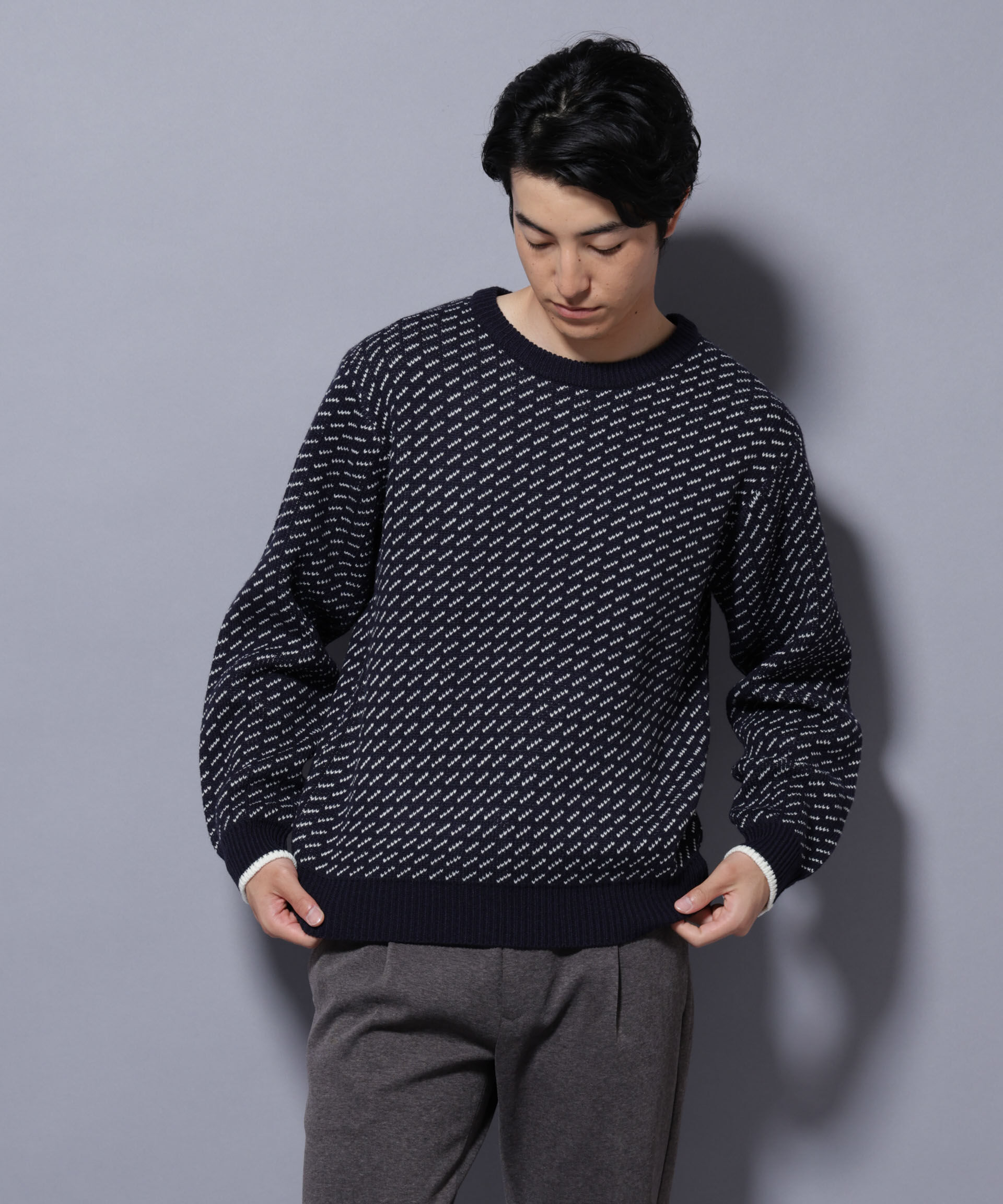 nano･universe「バーズアイニット」|ニット・セーター|