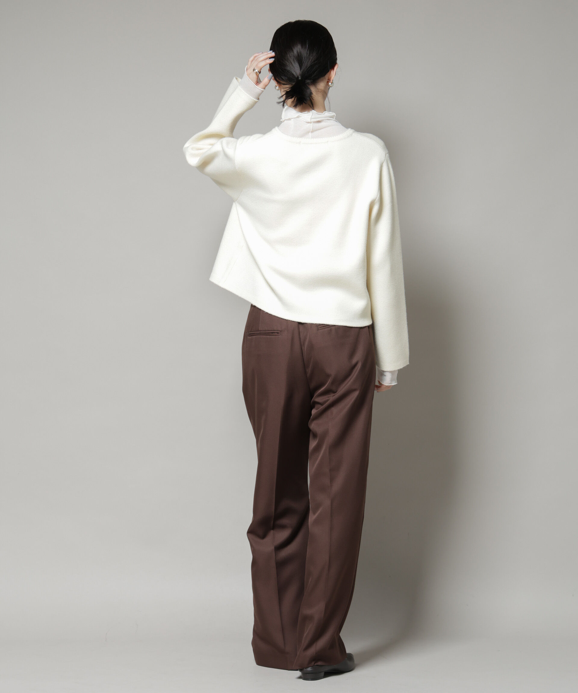 nano･universe「ミラノリブニットジャケット」|ニット・セーター|