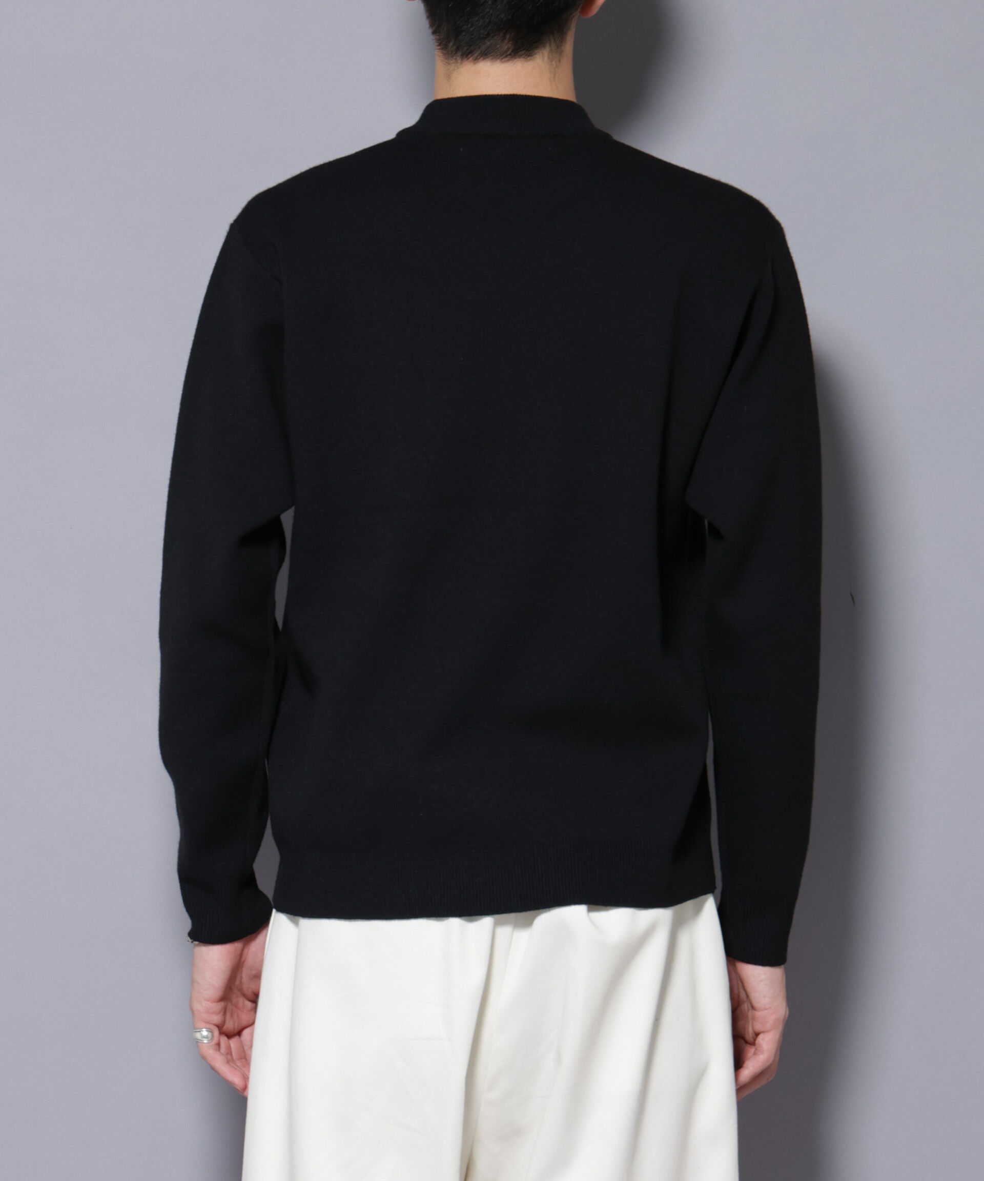 nano･universe「シルク混モックネックニット」|ニット・セーター|