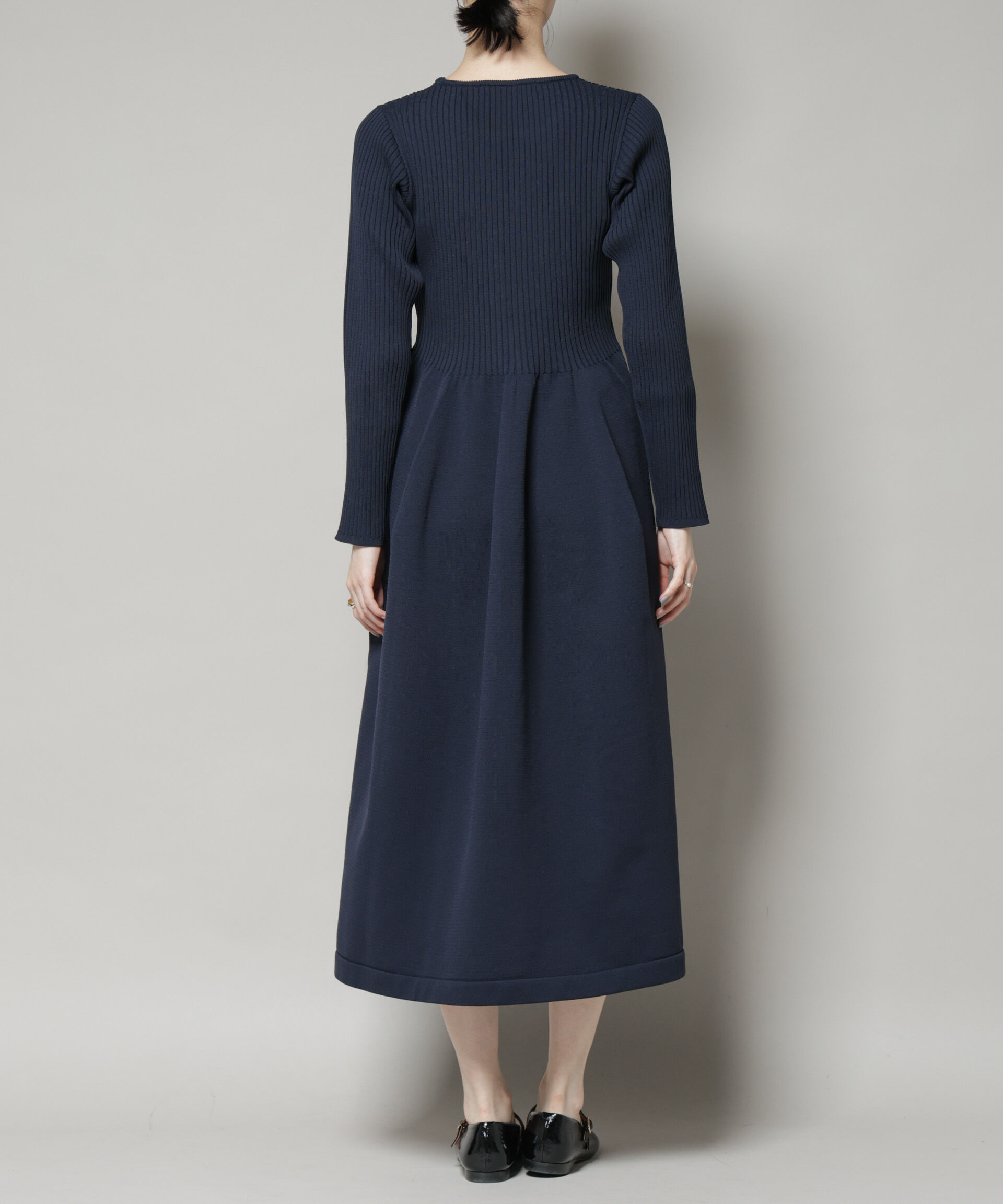 nano･universe「フォルムスカートニットワンピース」|ワンピース|