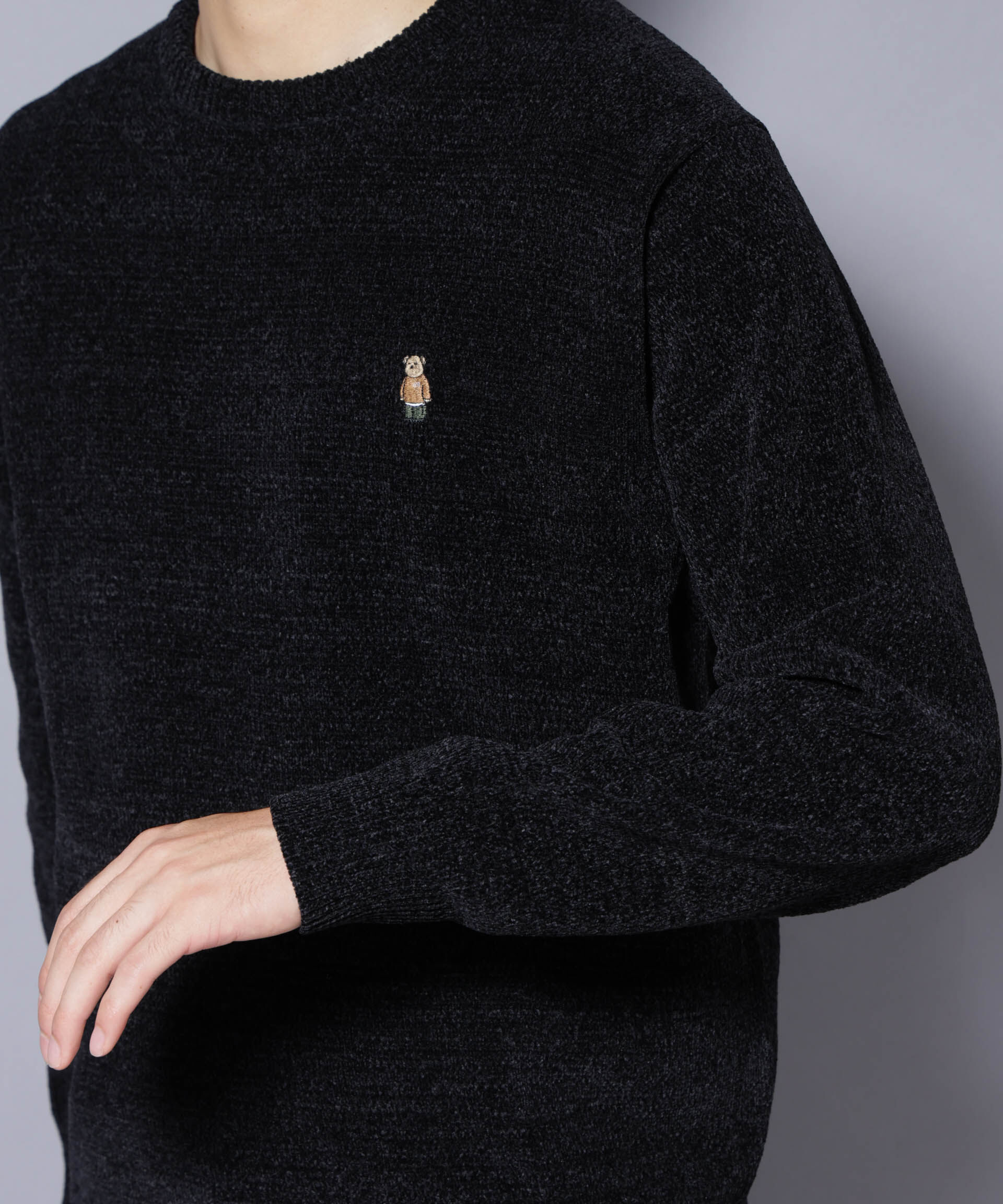 nano･universe「ナノベアモールニットクルーネック 2」|ニット・セーター|
