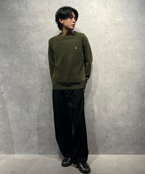 nano･universe「ナノベアモールニットクルーネック 2」|ニット・セーター|