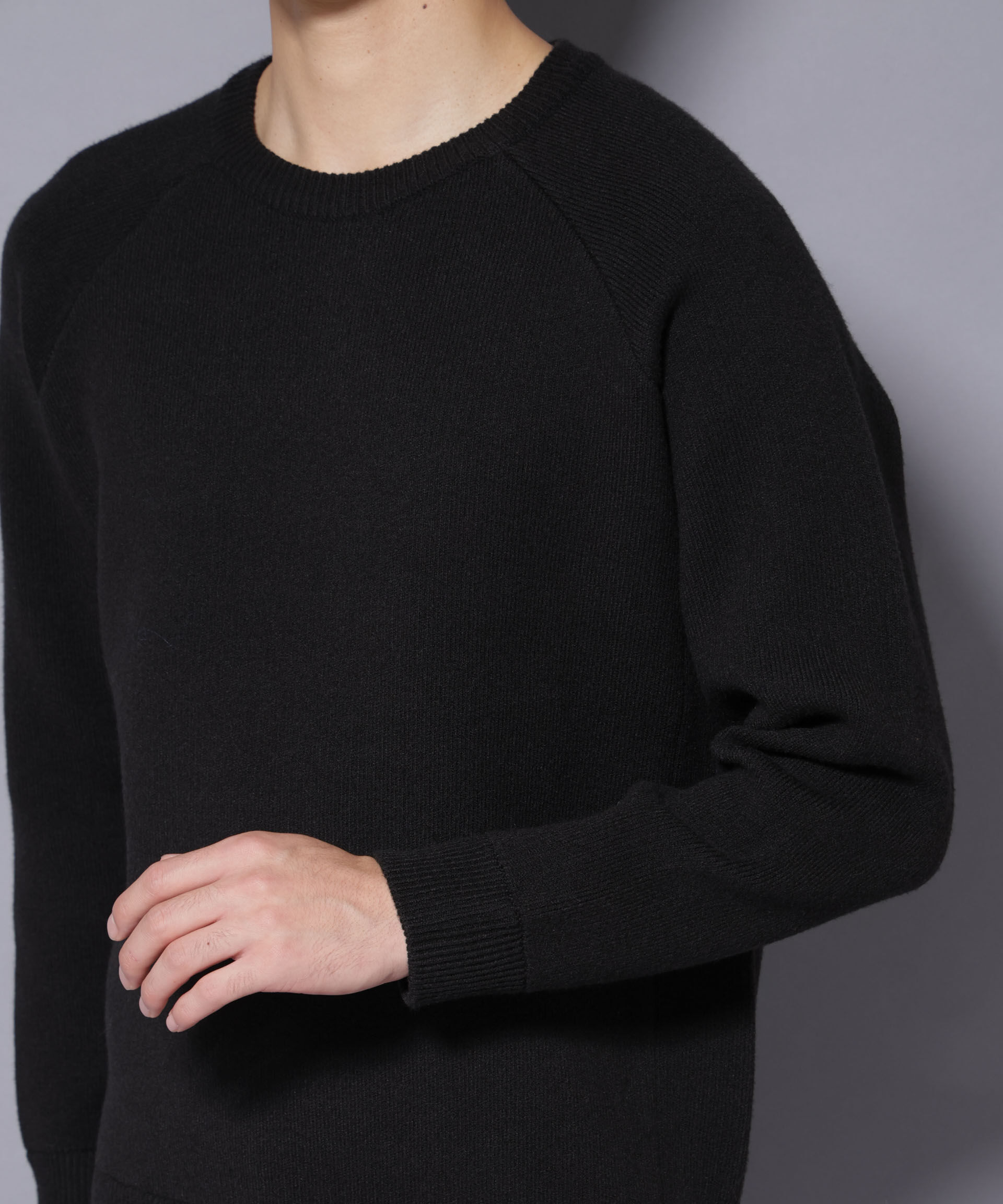 nano･universe「ウォッシャブル ダブルフェイスニット」|ニット・セーター|