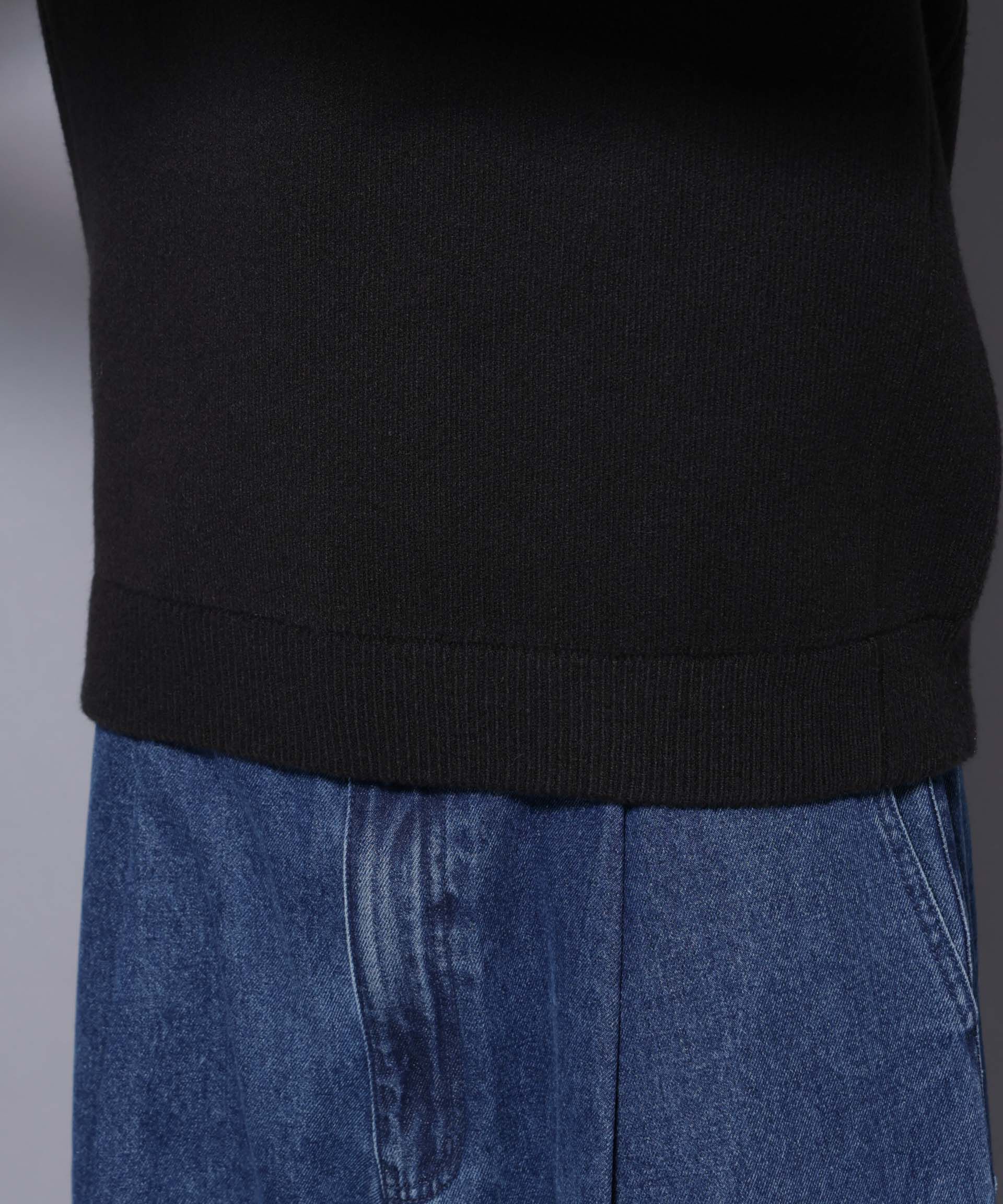 nano･universe「ウォッシャブル ダブルフェイスニット」|ニット・セーター|