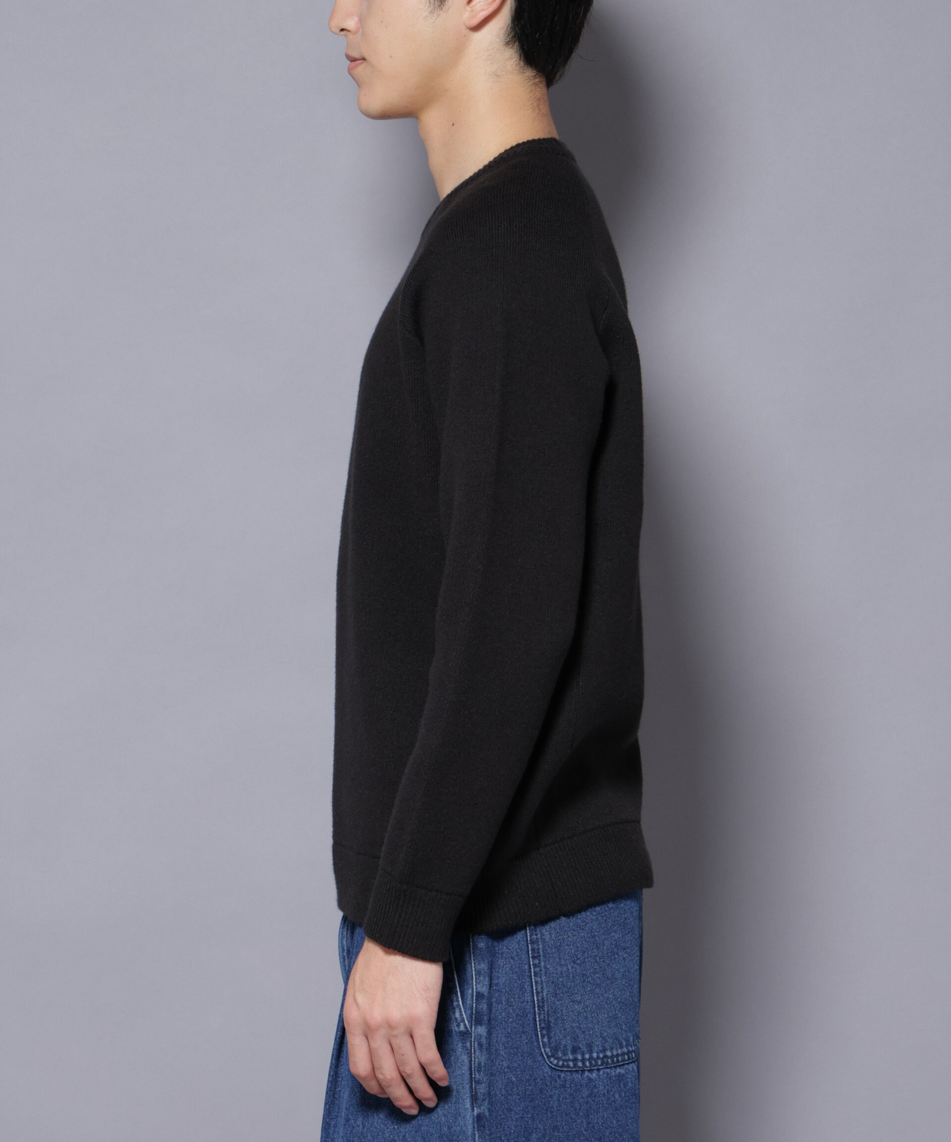 nano･universe「ウォッシャブル ダブルフェイスニット」|ニット・セーター|