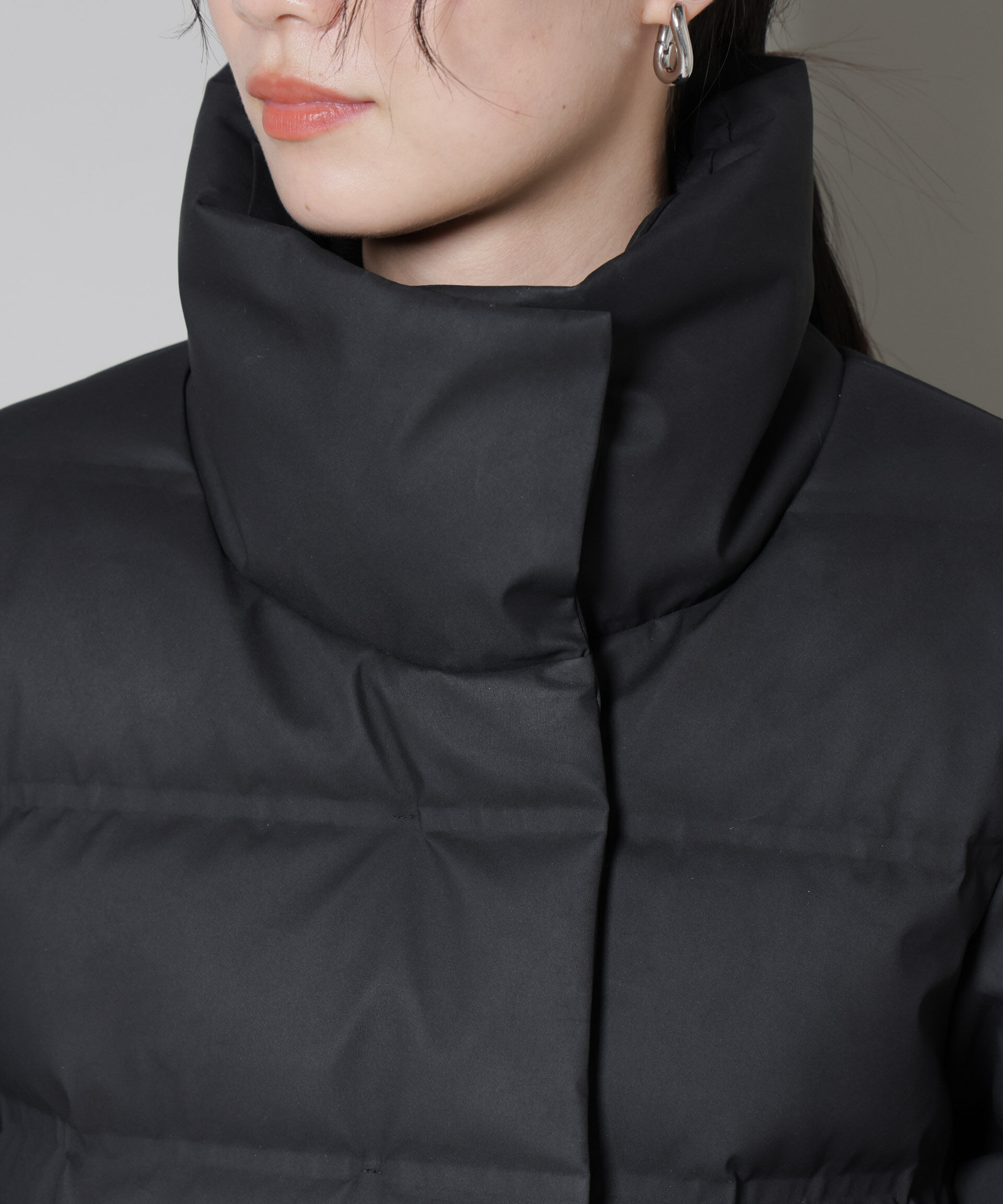 nano･universe「ボリュームネックダウンショートコート」|ダウン|