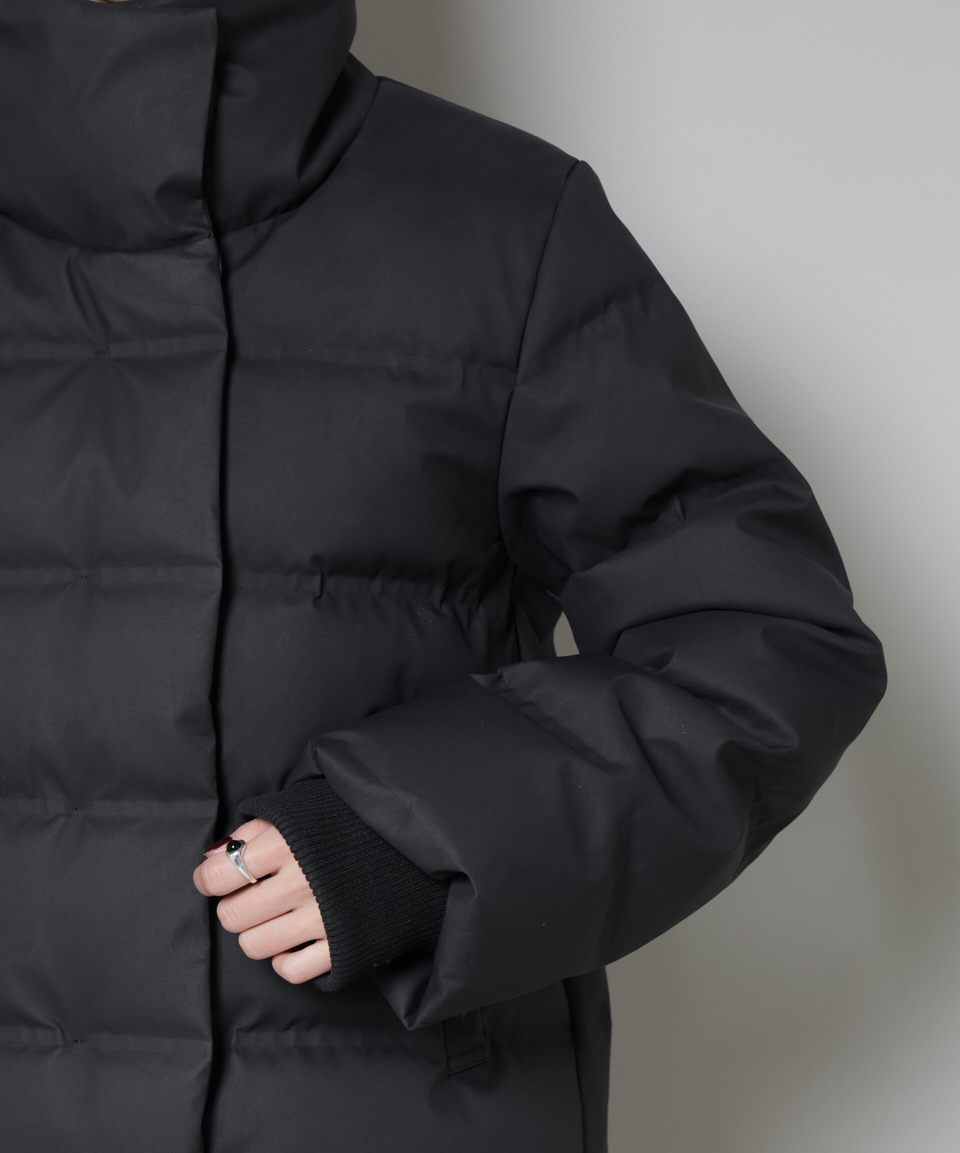 nano･universe「ボリュームネックダウンショートコート」|ダウン|