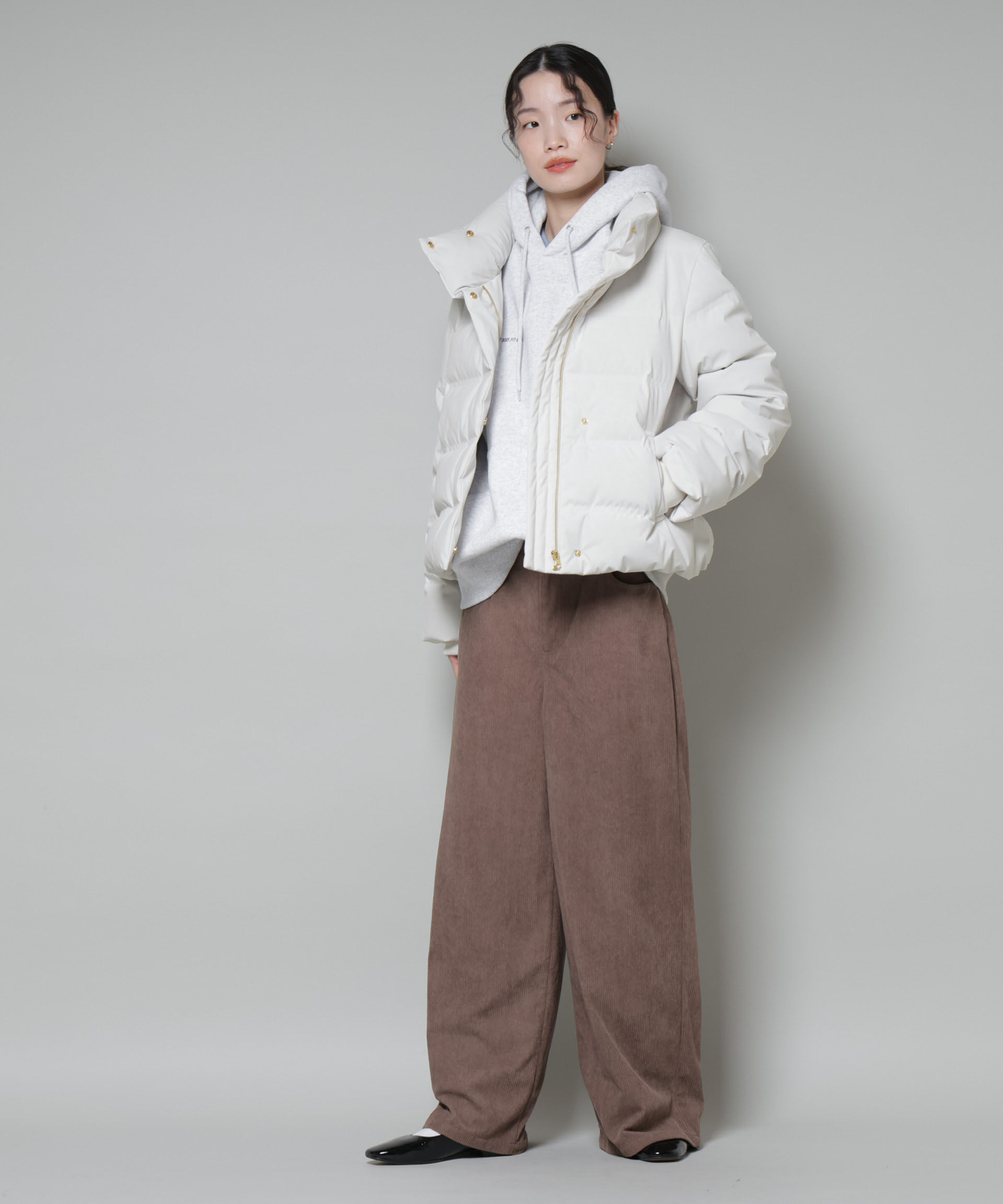 nano･universe「ボリュームネックダウンショートコート」|ダウン|