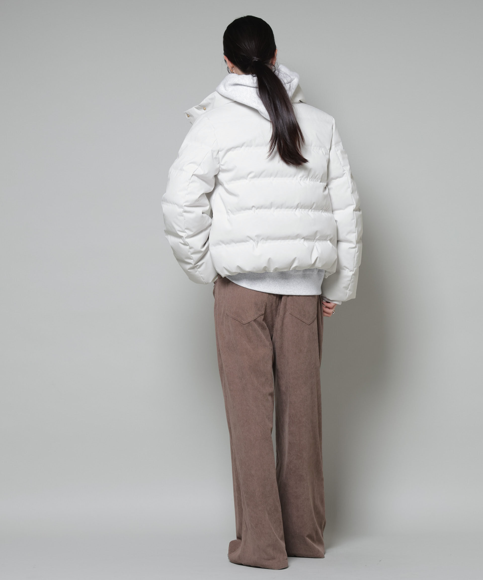 nano･universe「ボリュームネックダウンショートコート」|ダウン|