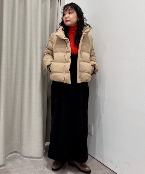 nano･universe「ボリュームネックダウンショートコート」|ダウン|