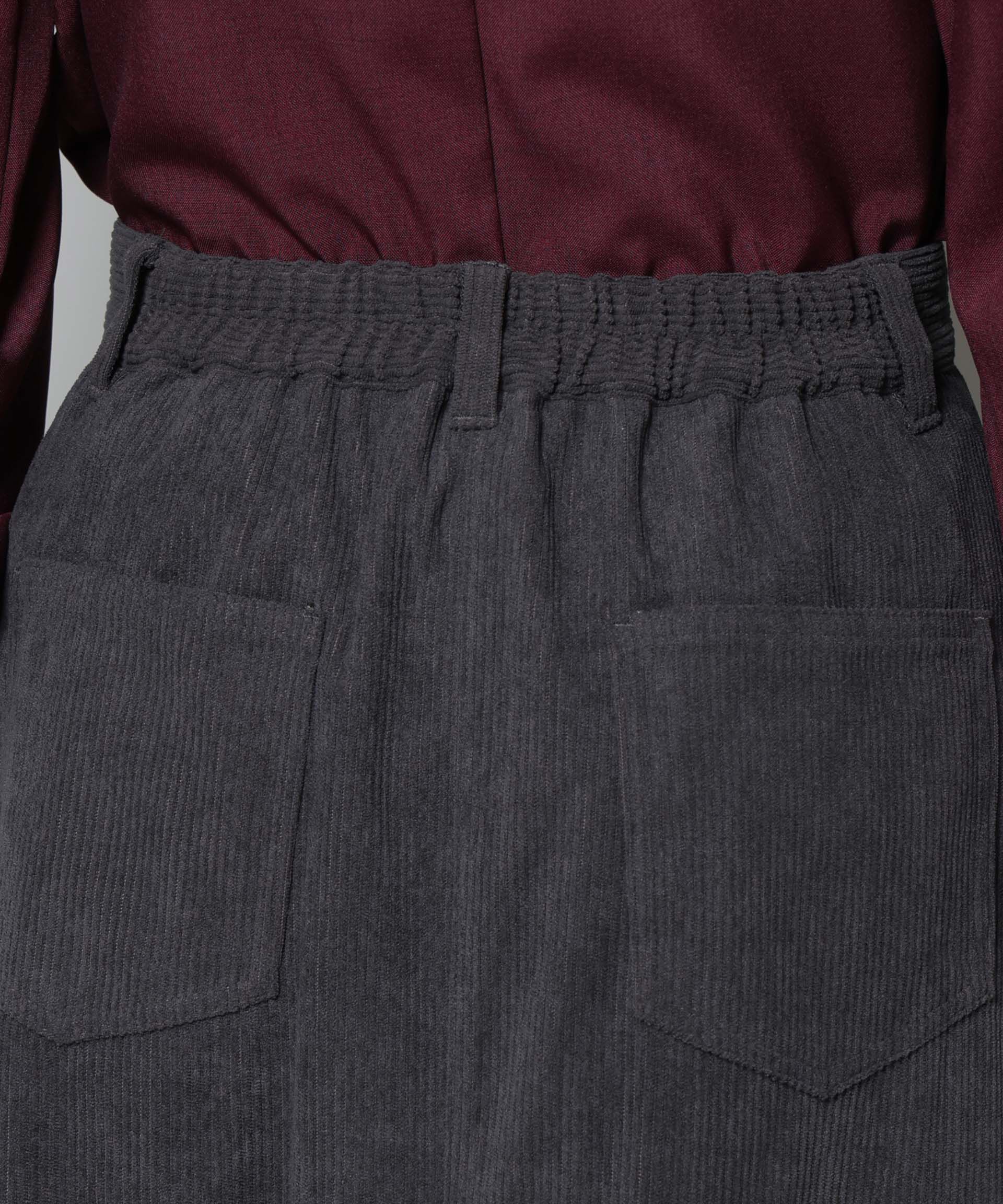 nano･universe「ソフトコーデュロイマキシスカート」|スカート|