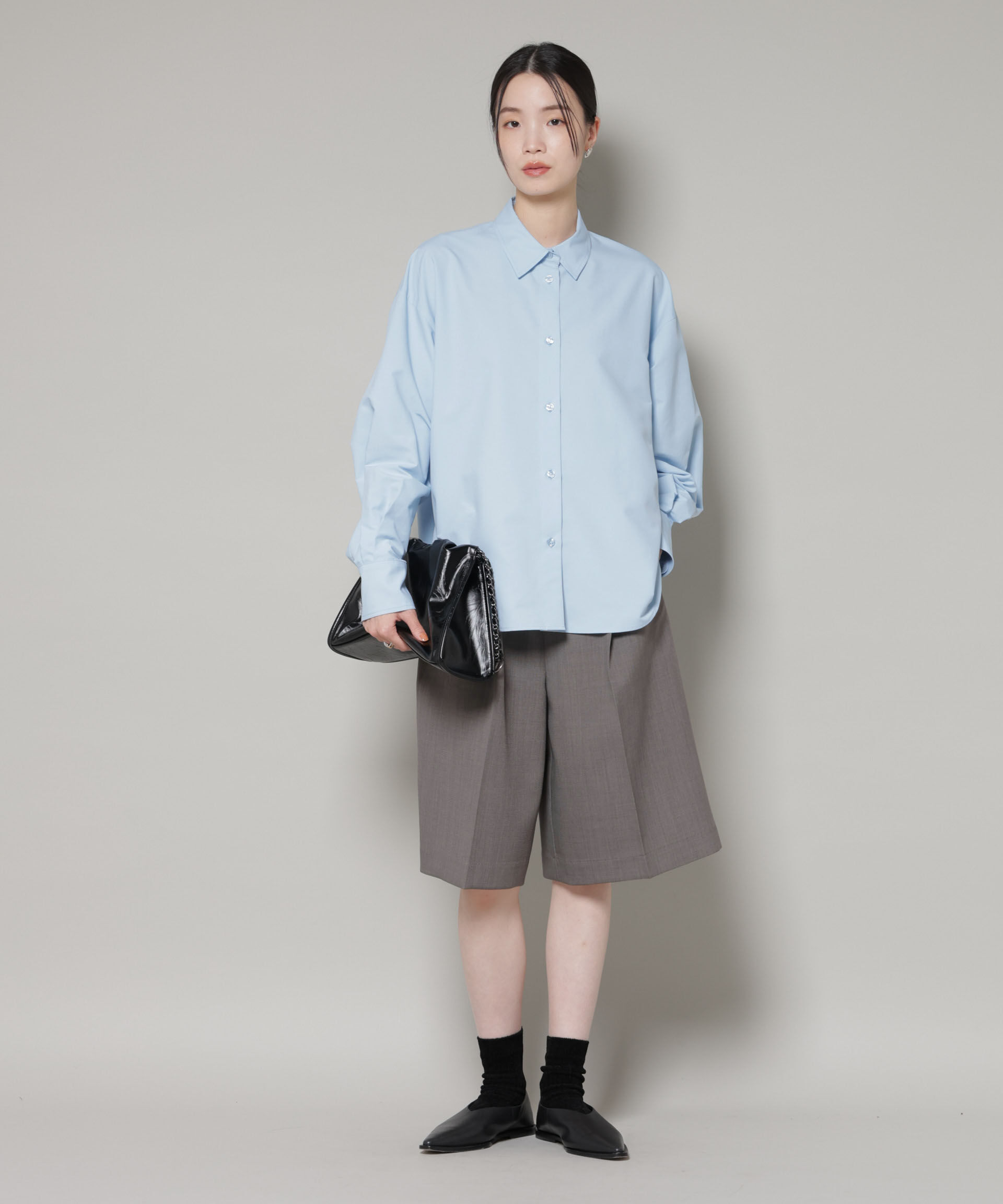 nano･universe「Vネックベスト&times;ハーフパンツ セットアップ」|ワンピース|