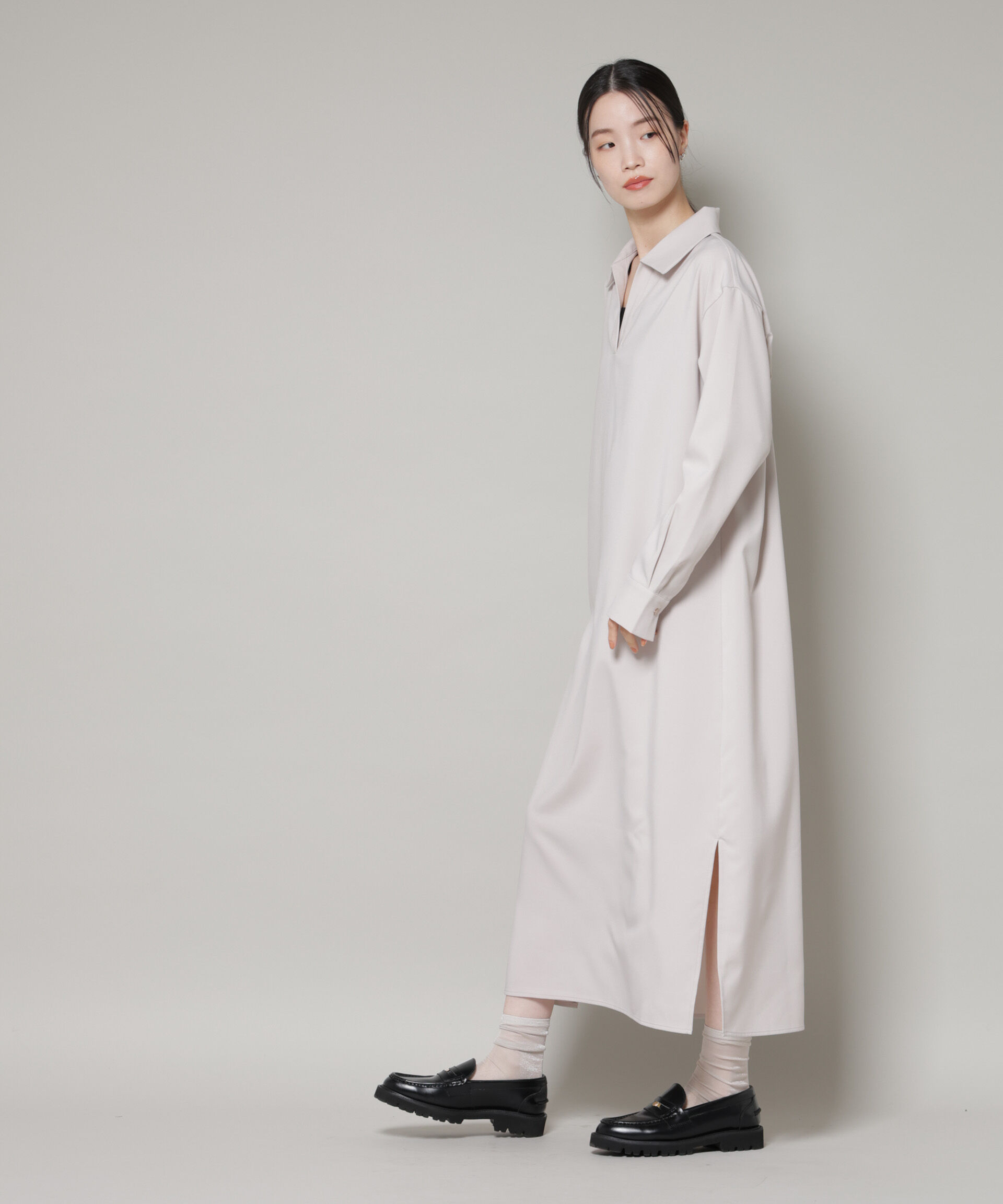 nano･universe「キャミビスチェ&times;スキッパーワンピース アンサンブルセット」|ワンピース|